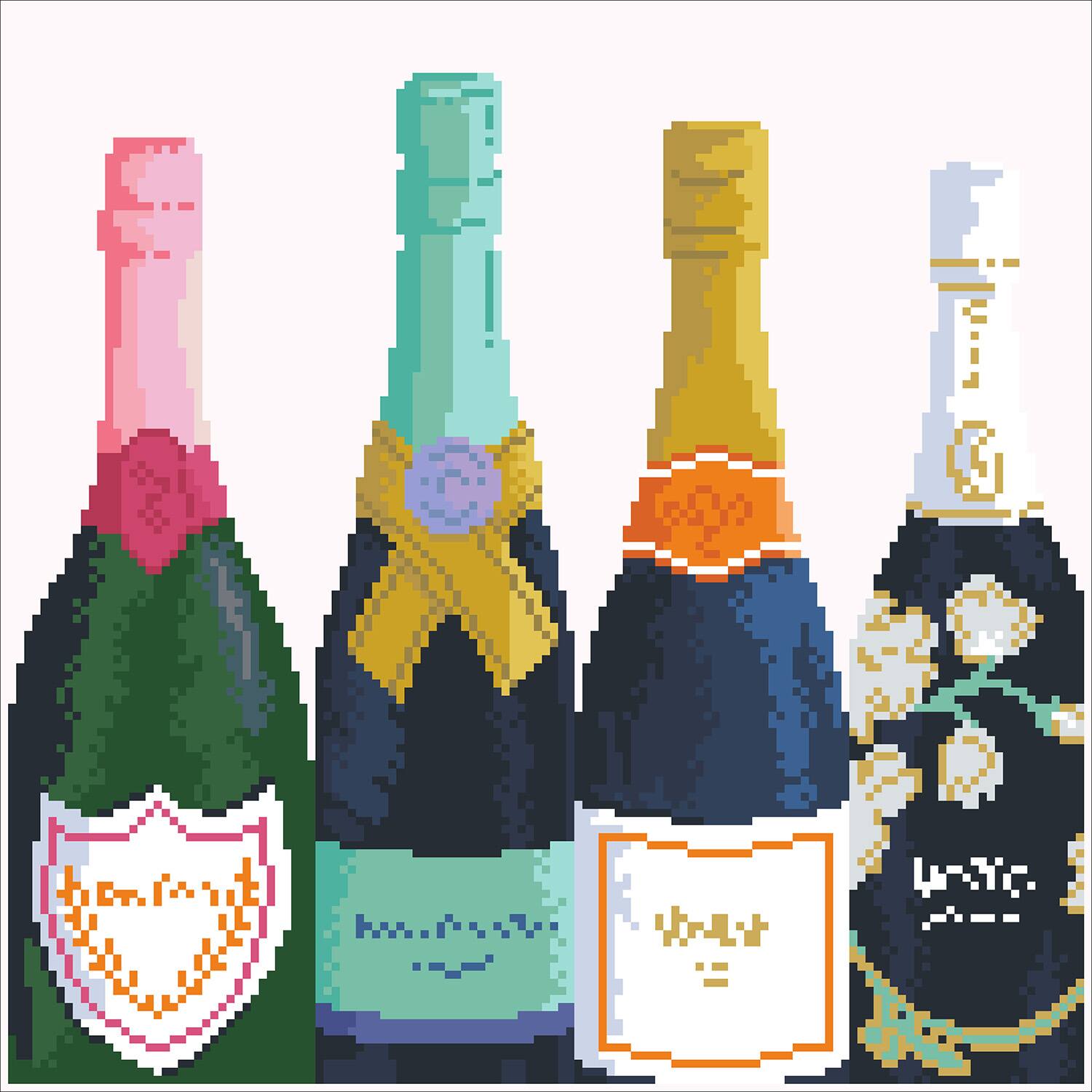 Camelot® Dots Prosecco Diamond Painting Kit