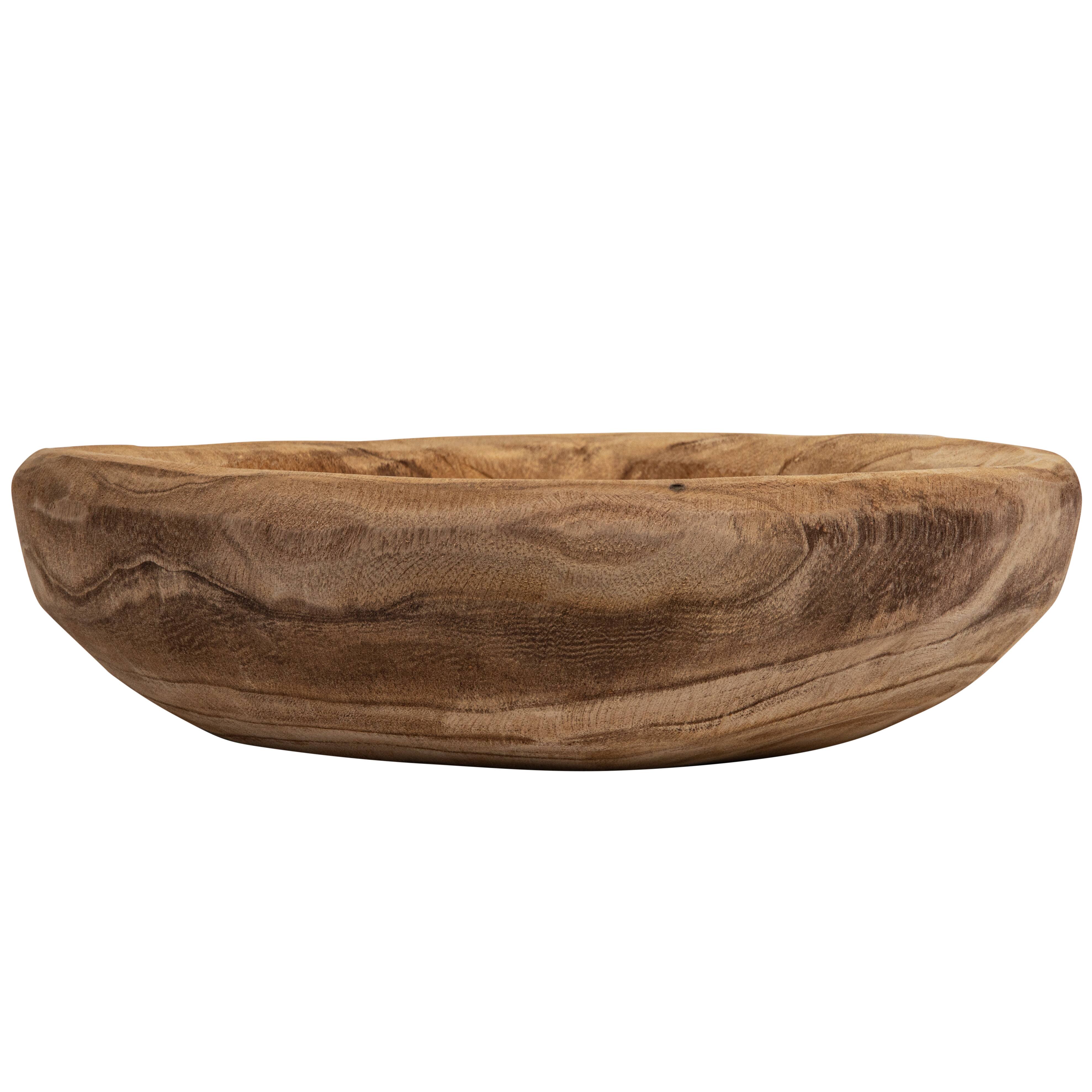 Hello Honey® 19" Paulownia Wood Decorative Bowl
