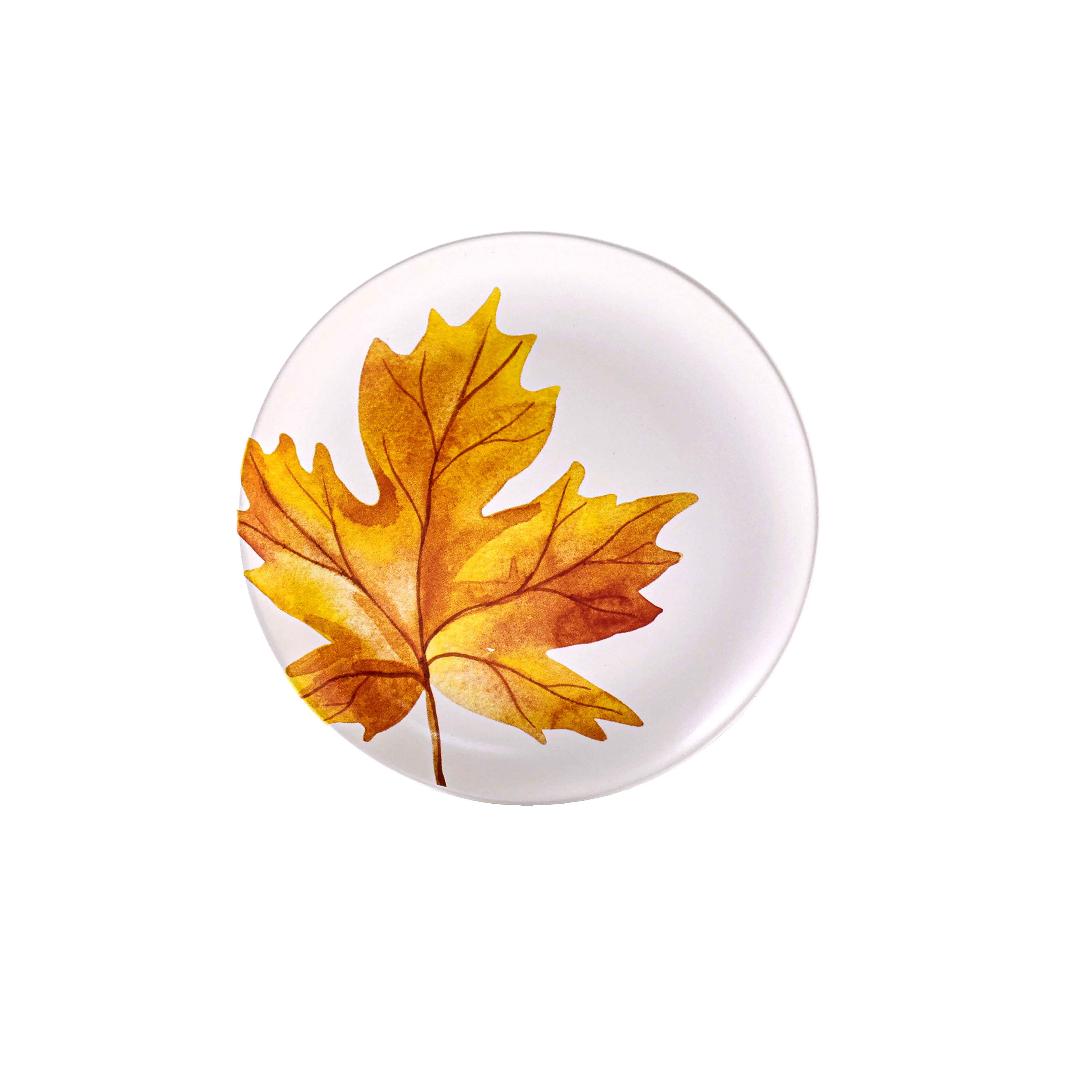 Assorted 6&#x22; Leaf Appetizer Plate by Ashland&#xAE;, 1pc.