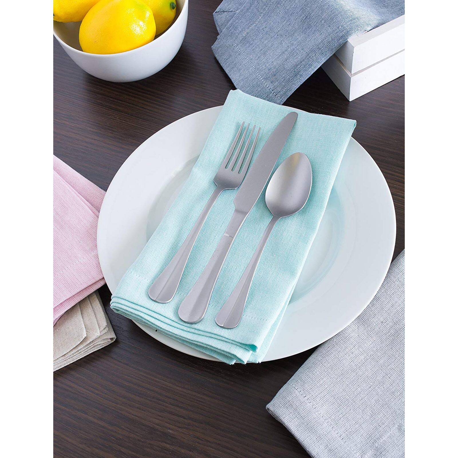 DII&#xAE; Solid Chambray Oversized Napkin, 6ct.