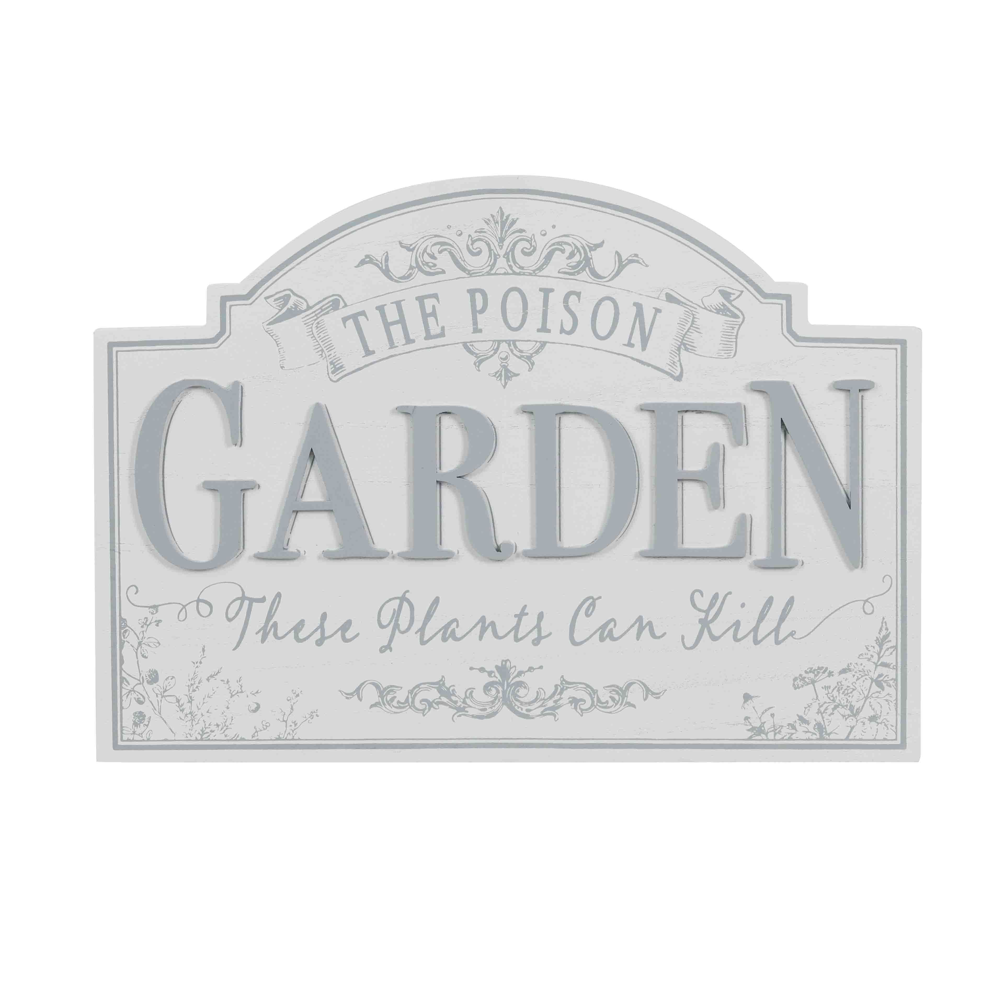 Halloween 14&#x22; Poison Garden Tabletop Plaque by Ashland&#xAE;