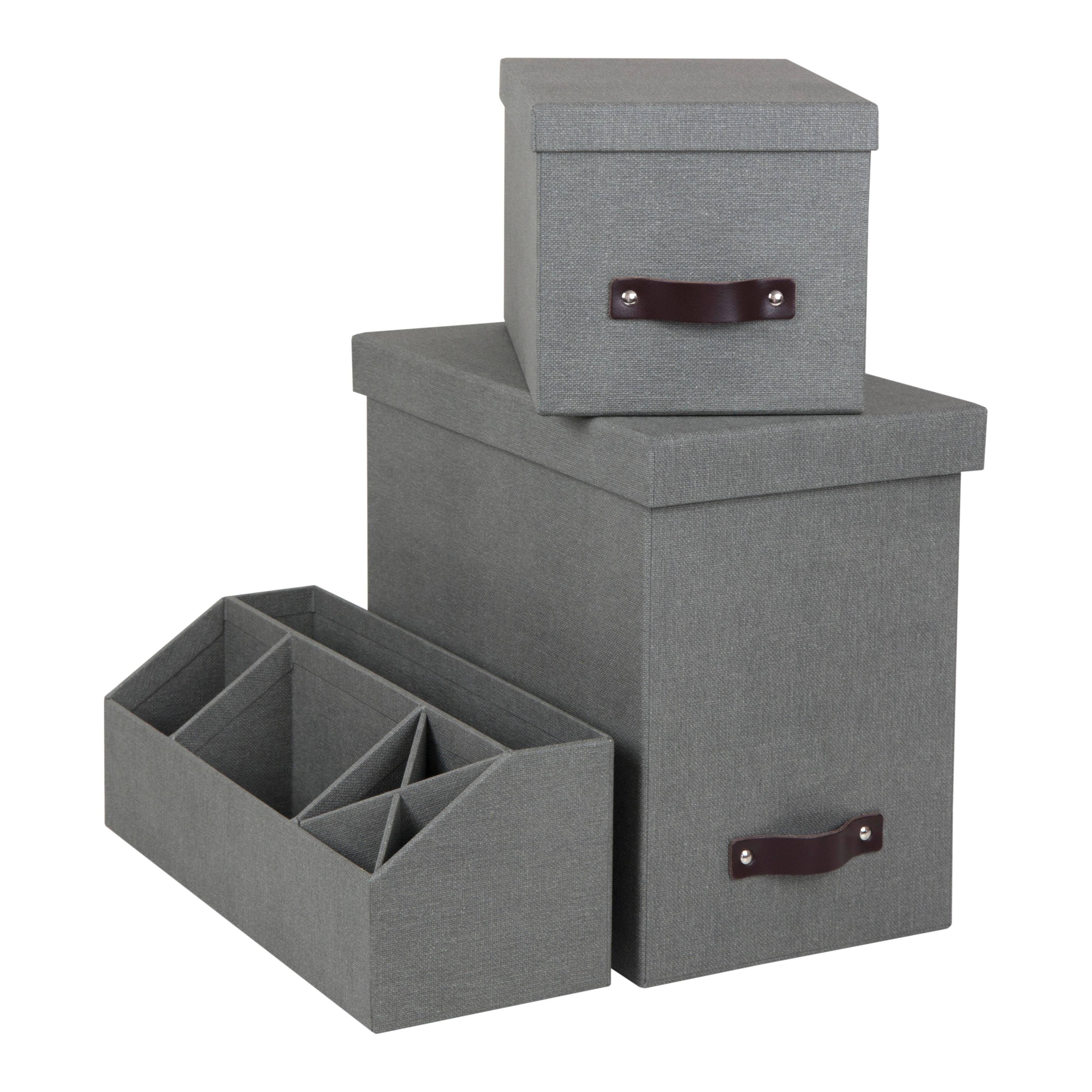 Bigso Gray Classic Workspace Set