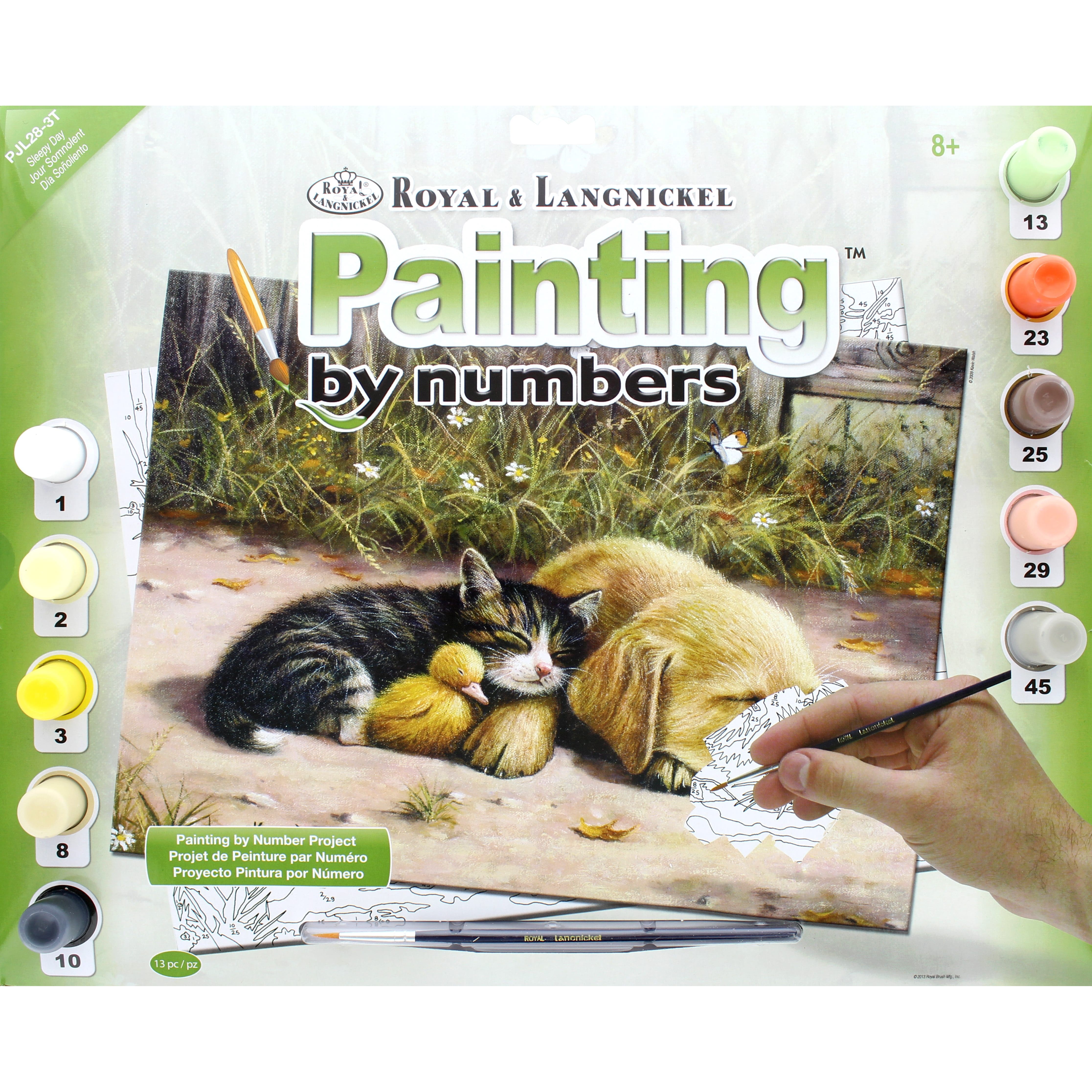 Royal & Langnickel® Sleepy Day Painting by Numbers™ Kit Paint by