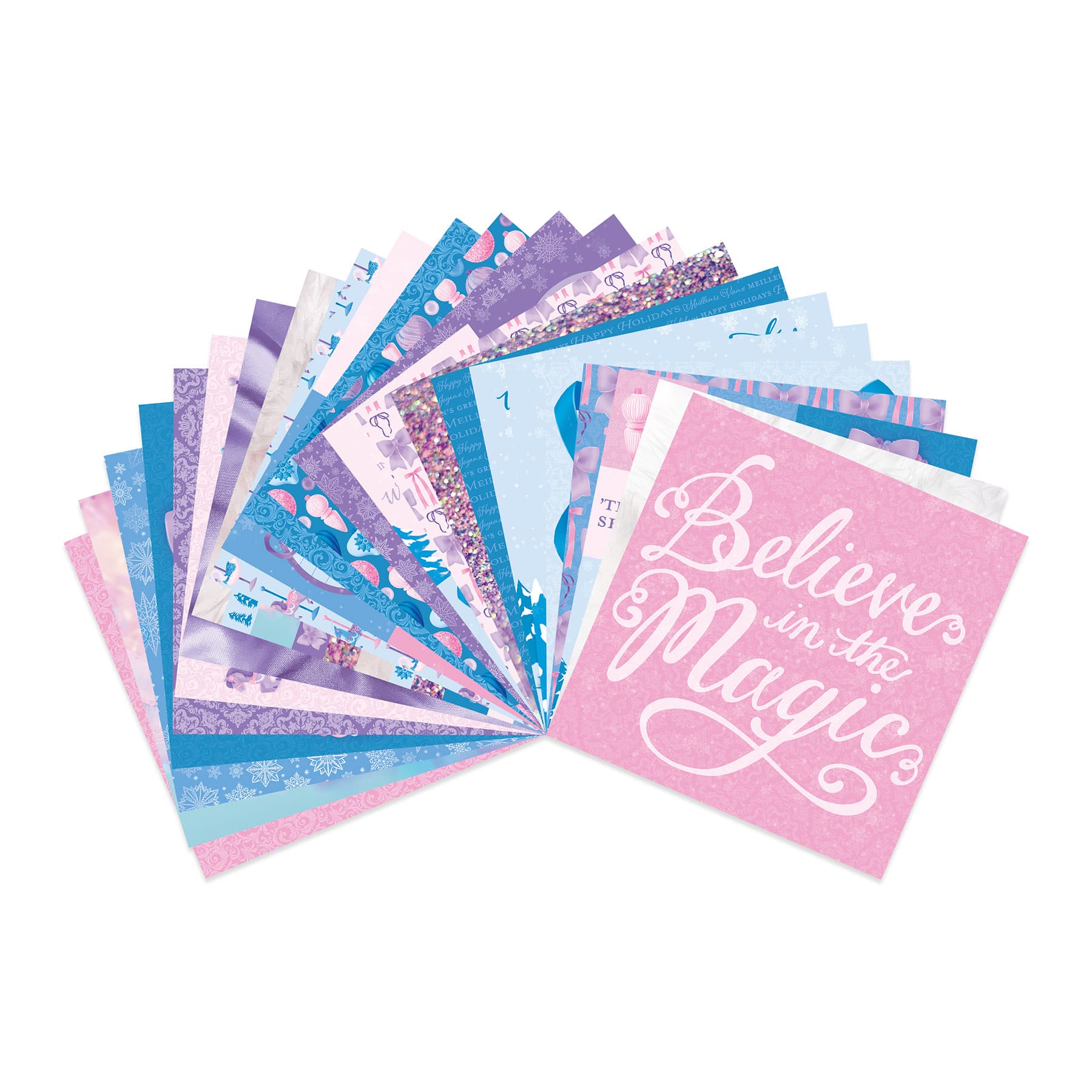 6&#x22; x 6&#x22; Frosted Fairytale Double-Sided Paper Pad, 24 Sheets by Recollections&#x2122;