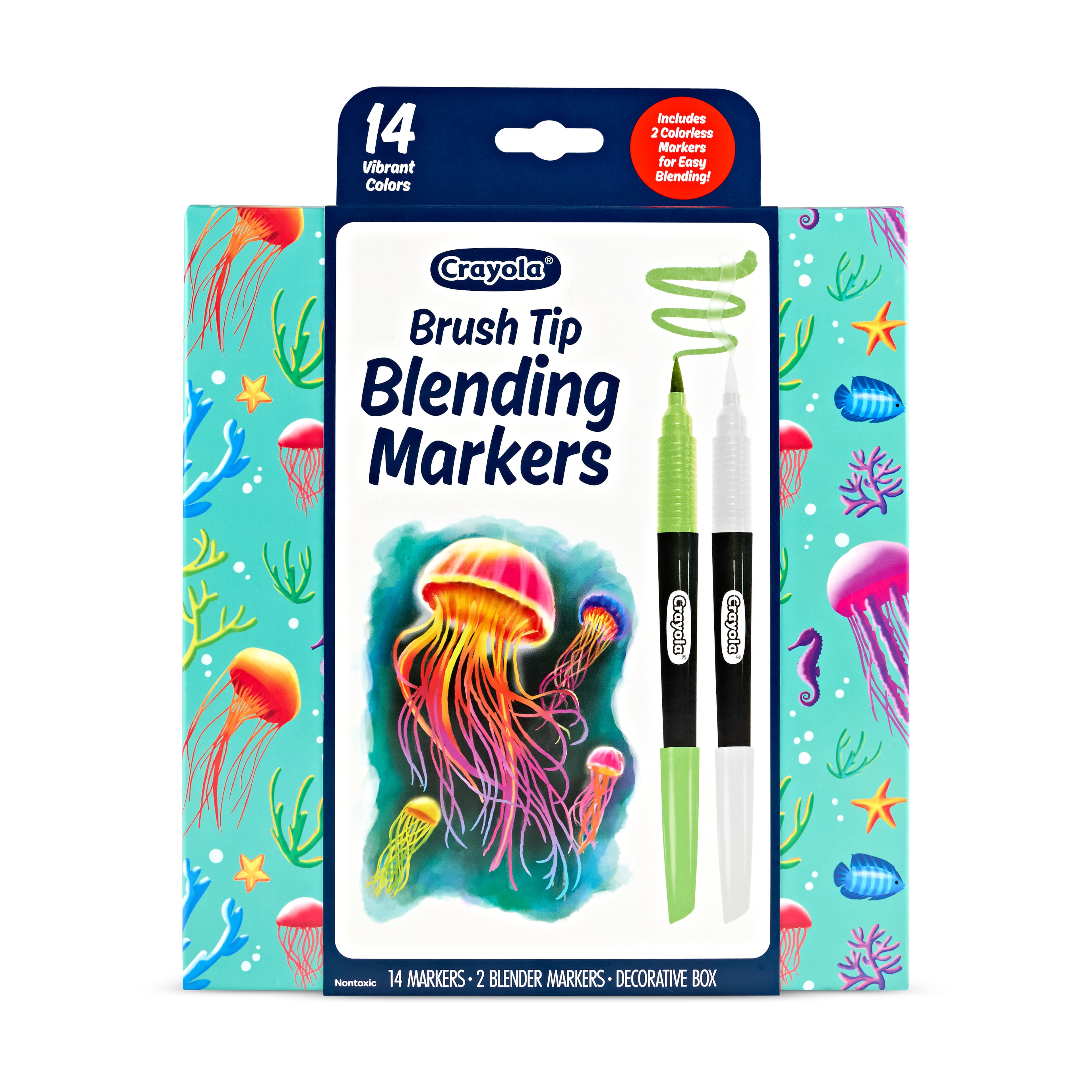 Crayola&#xAE; 14 Color Brush Tip Blending Markers