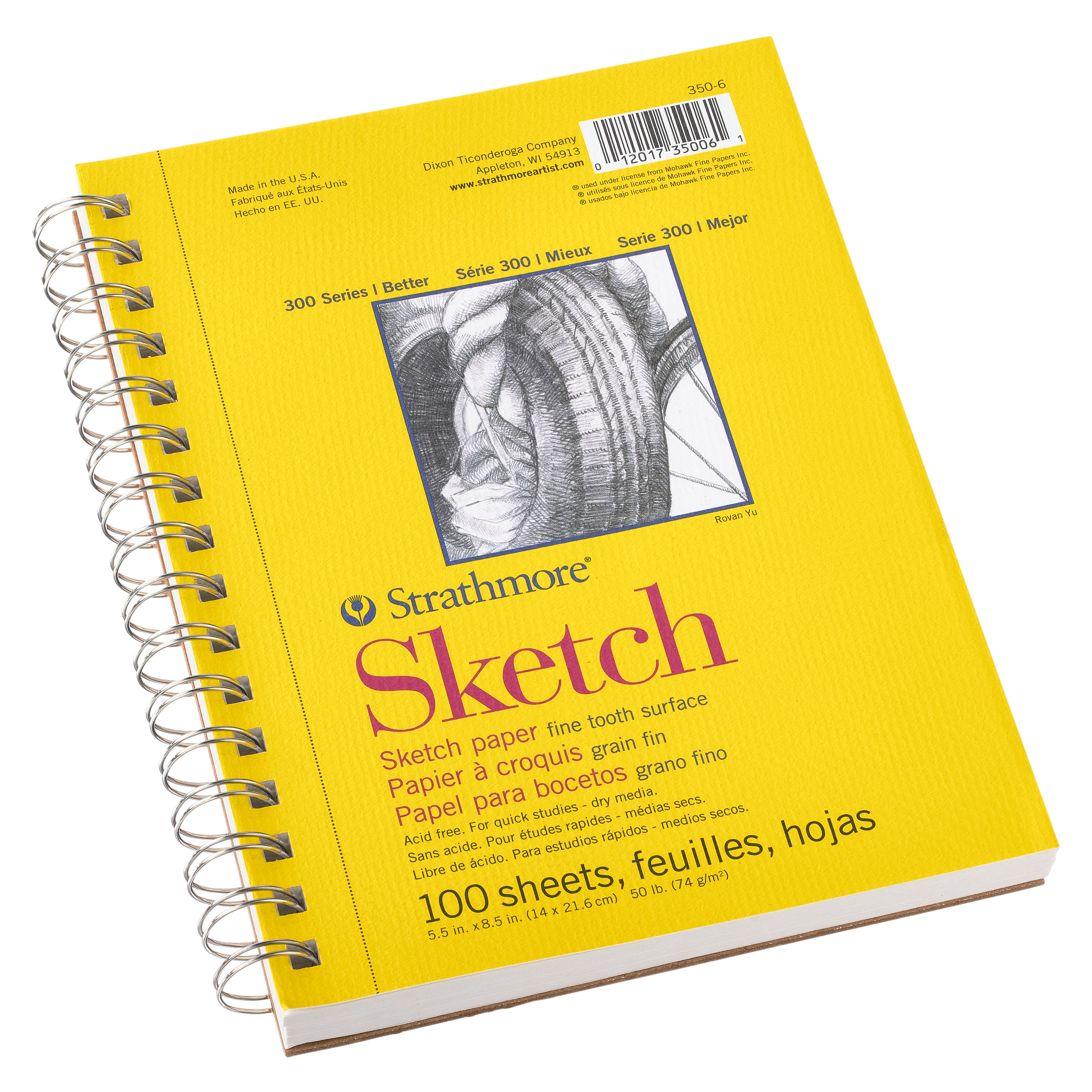 Strathmore® 300 Series Wired Sketch Paper Pad