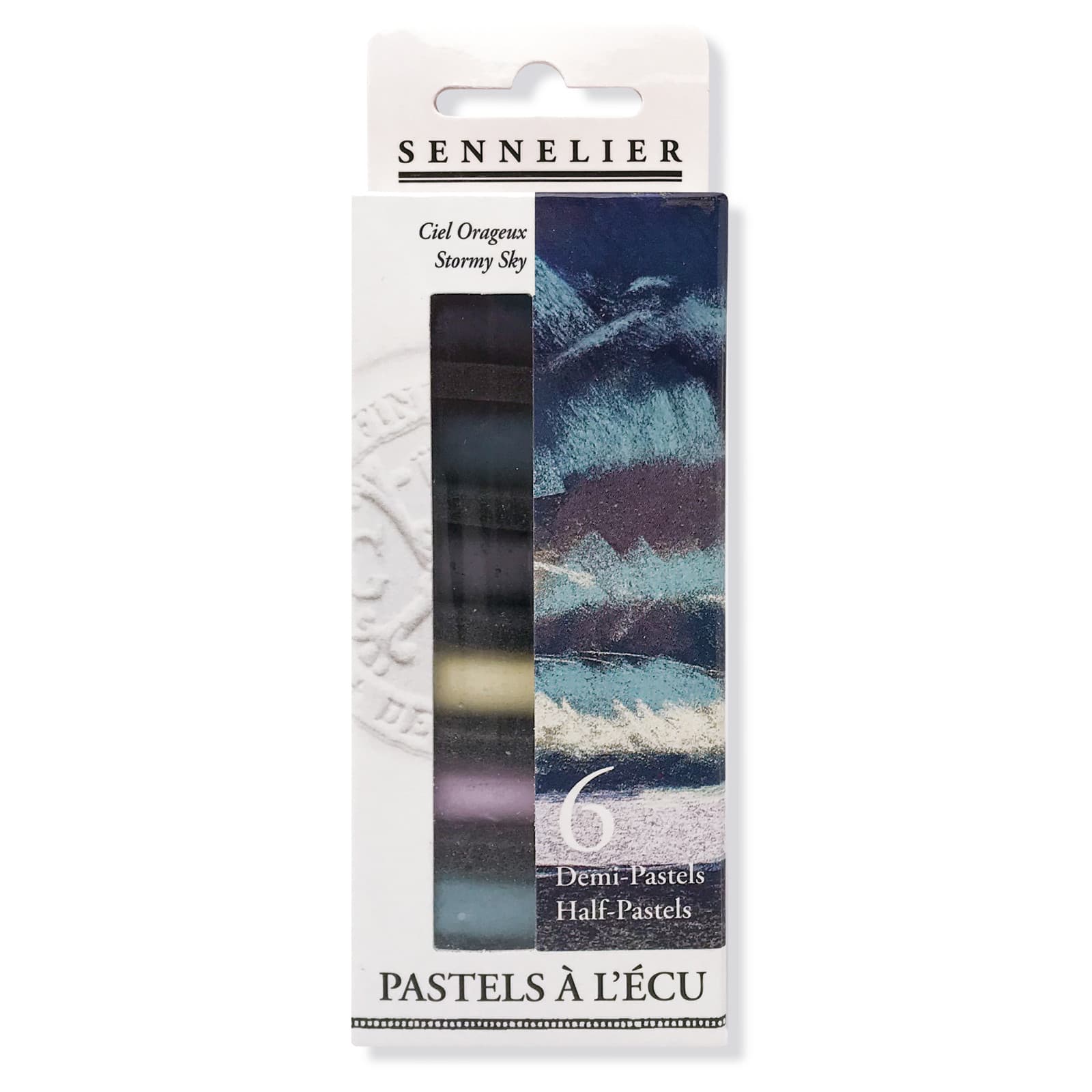 Sennelier Stormy Sky Extra-Soft Half-Pastel Set, 6ct.