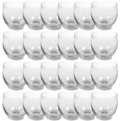 24 Pack: Round Glass Votive Candle Holder by Ashland®