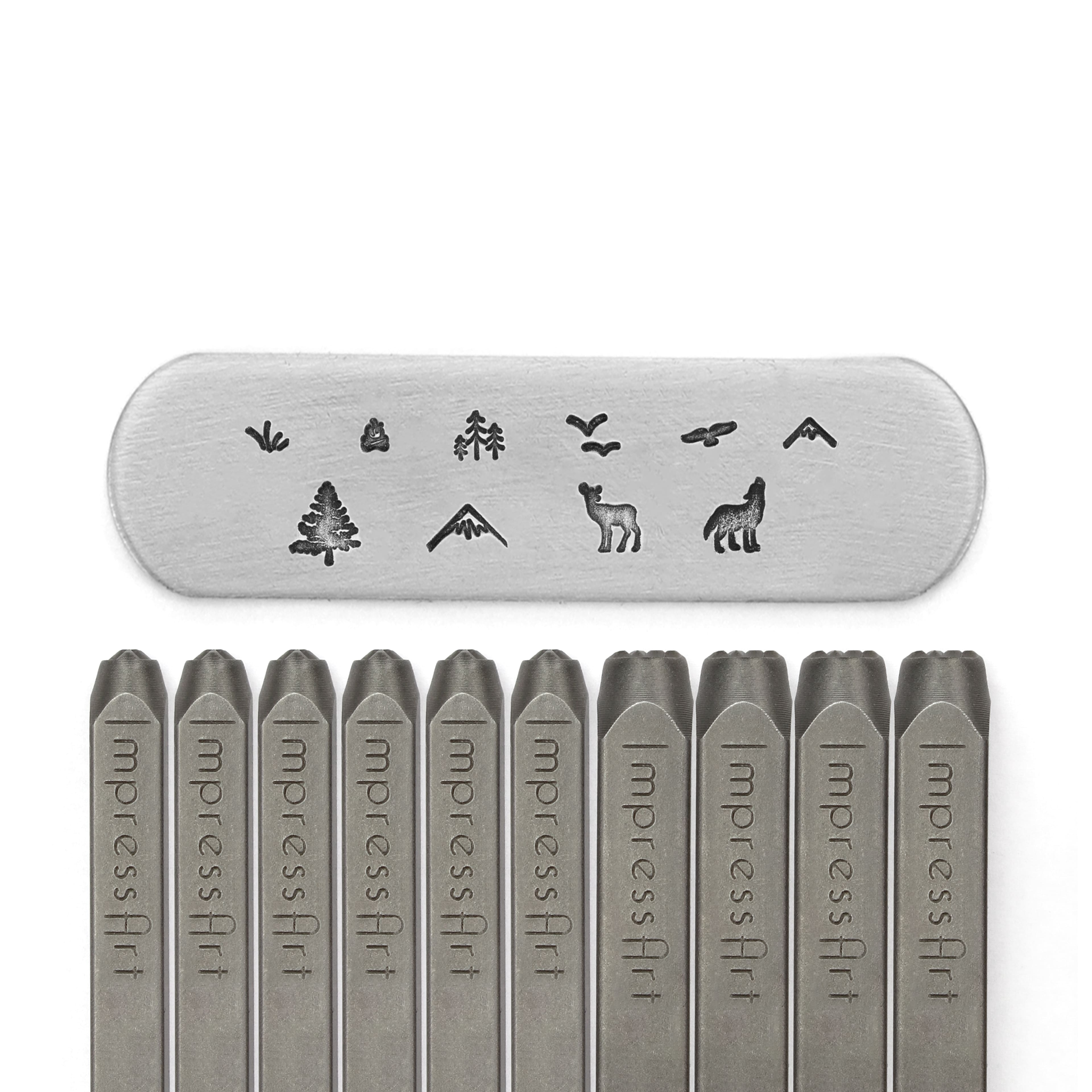 ImpressArt&#xAE; Nature Metal Stamps Pack