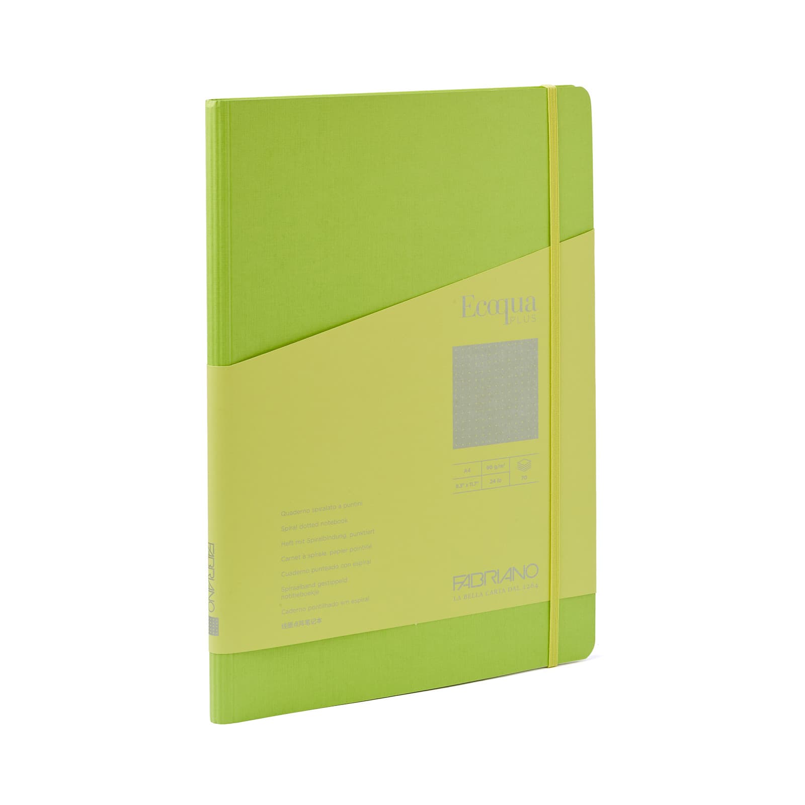 Fabriano® Ecoqua Plus Dotted A4 Hidden Spiral-Bound Notebook