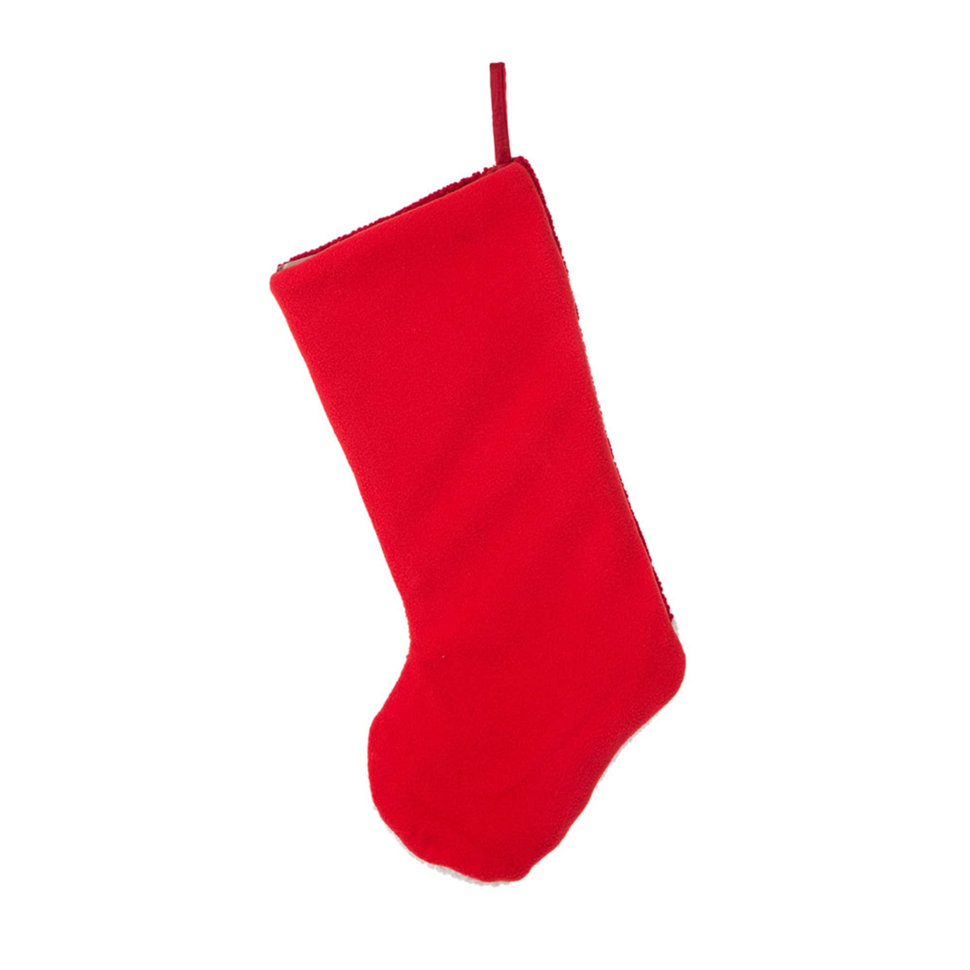 Glitzhome&#xAE; 19&#x22; Reindeer Hooked Stocking
