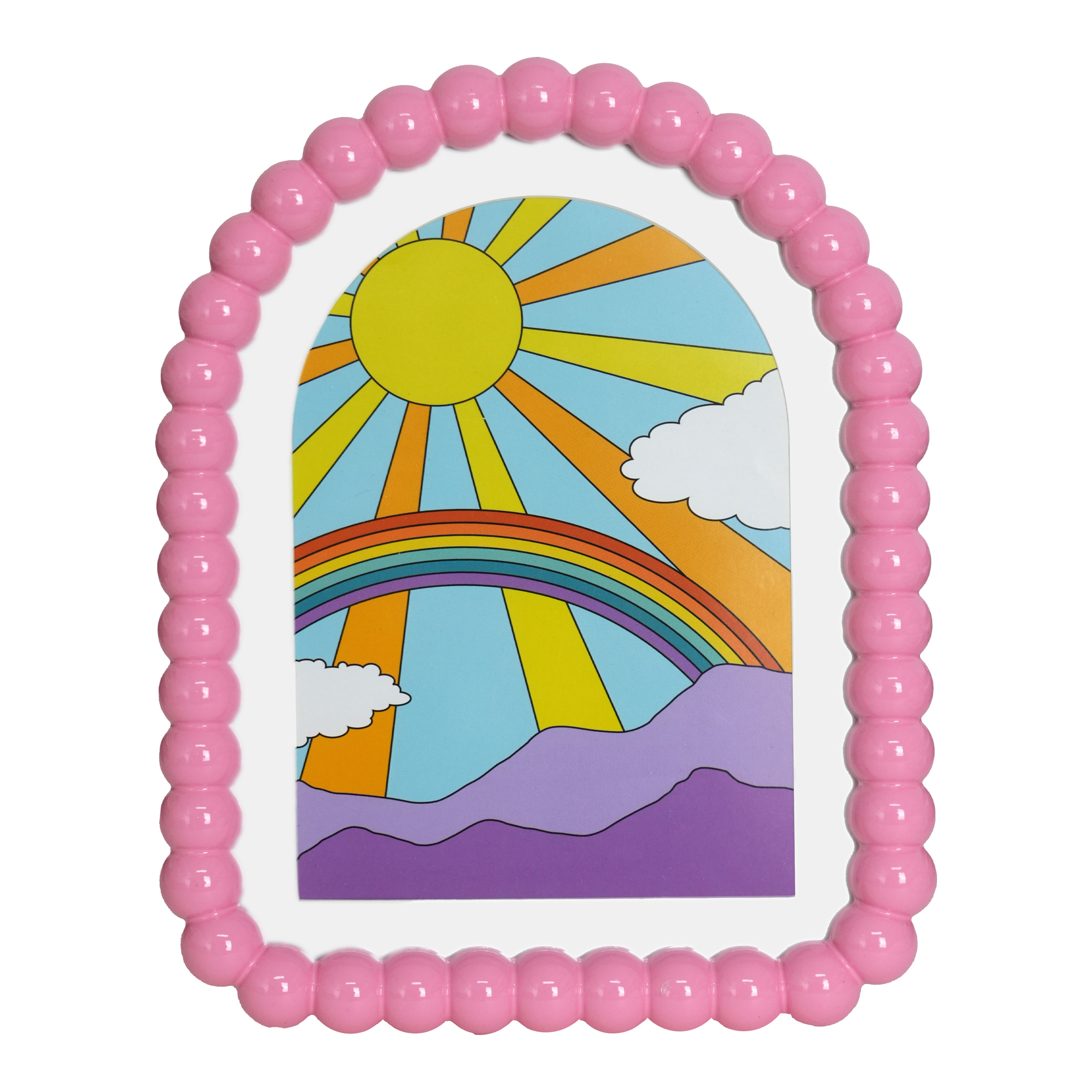5&#x22; x 7&#x22; Beaded Arch Retro Frame with Mat by Studio D&#xE9;cor&#xAE;