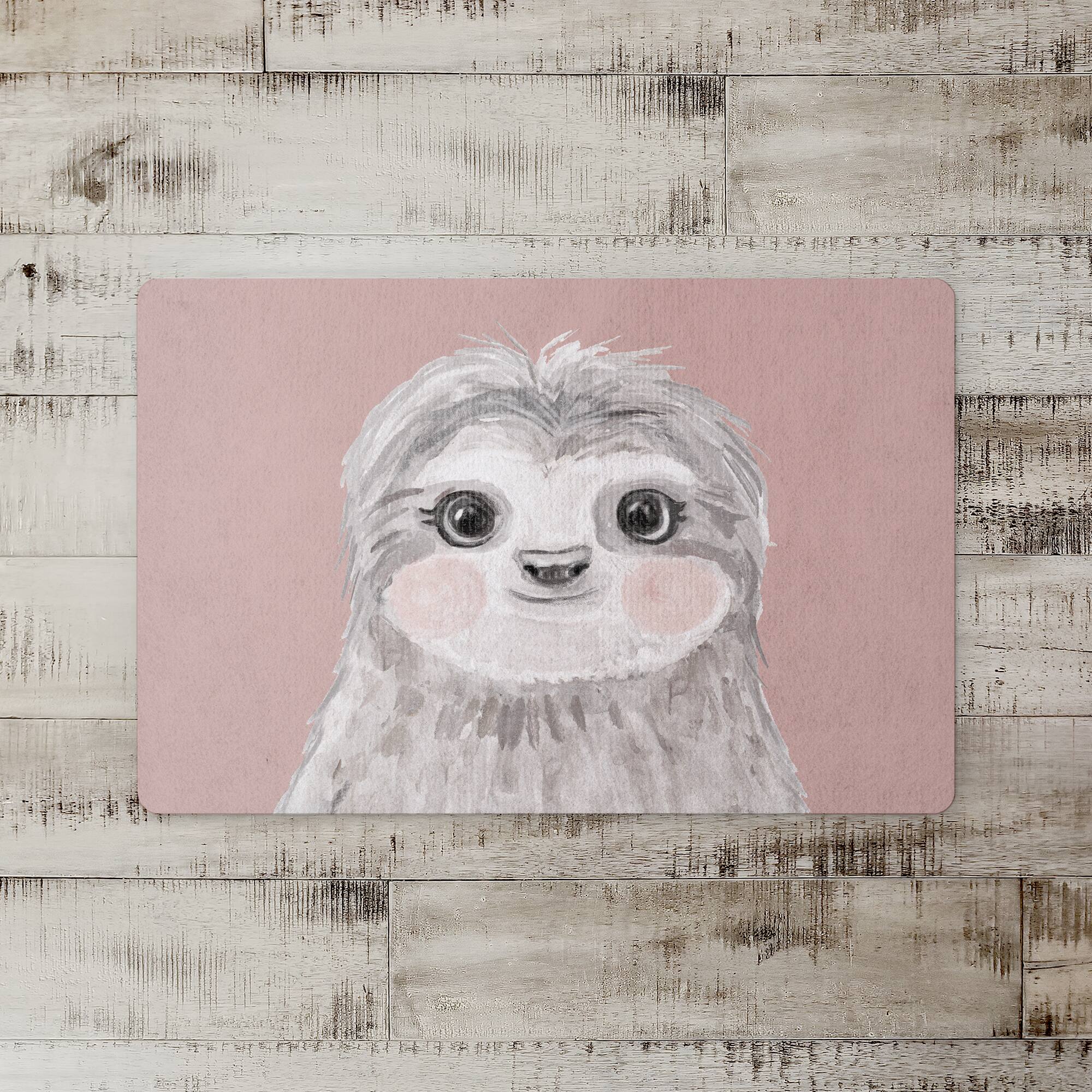 Baby Sloth 18" x 27" Floor Mat