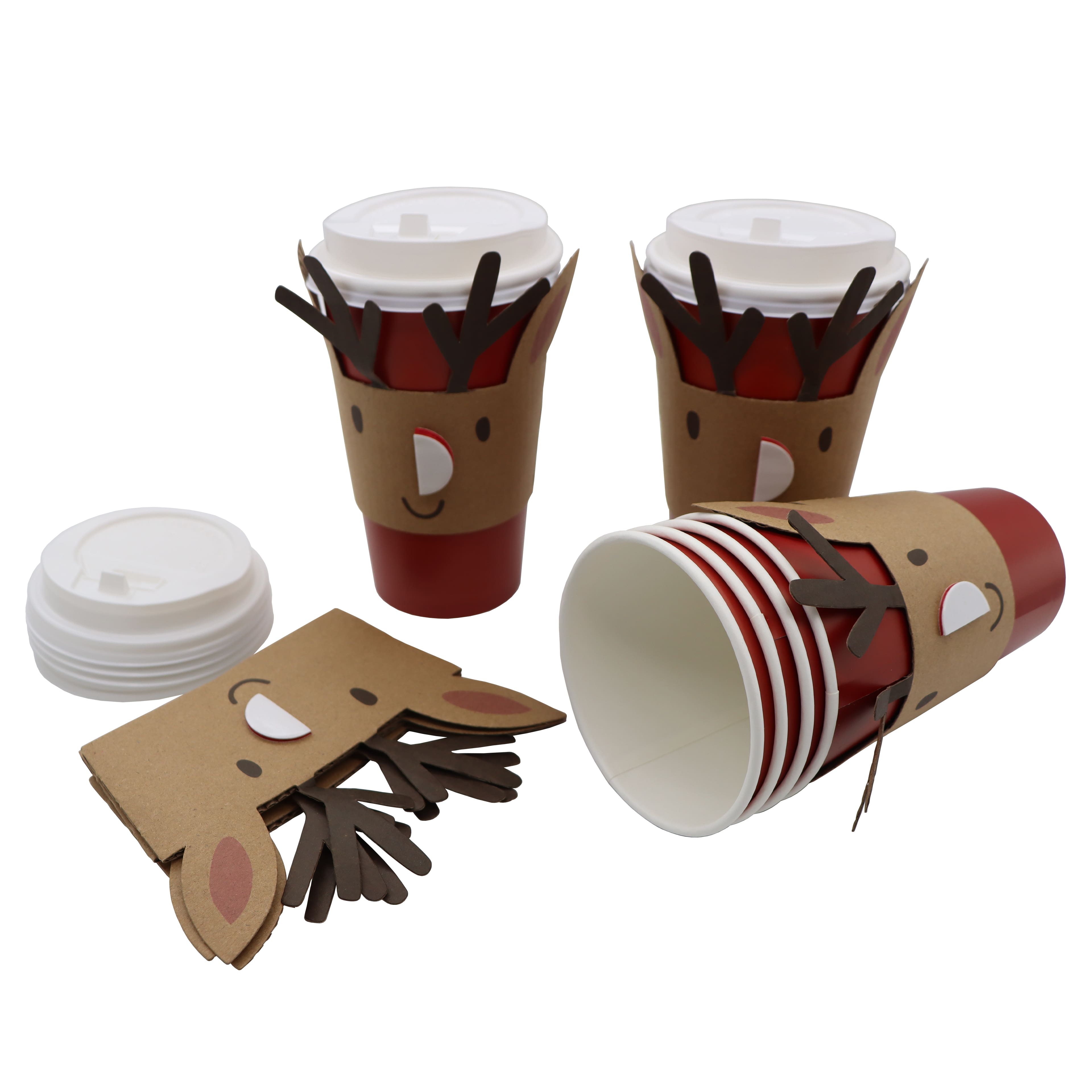 16oz. Rudolph Paper Cup Set by Celebrate It&#x2122;