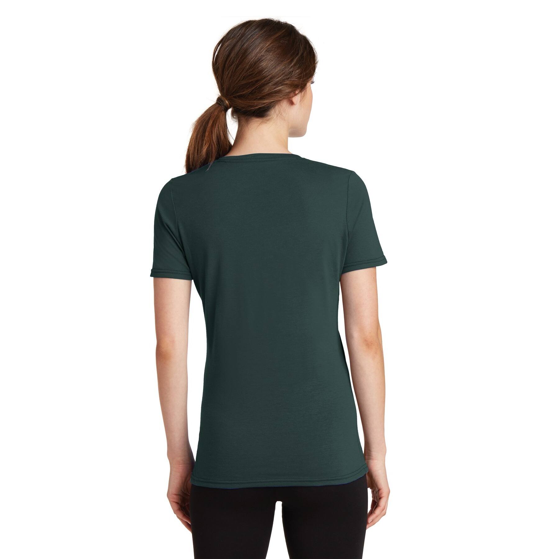 Port & Company® Colors Ladies Performance Blend V-Neck T-Shirt