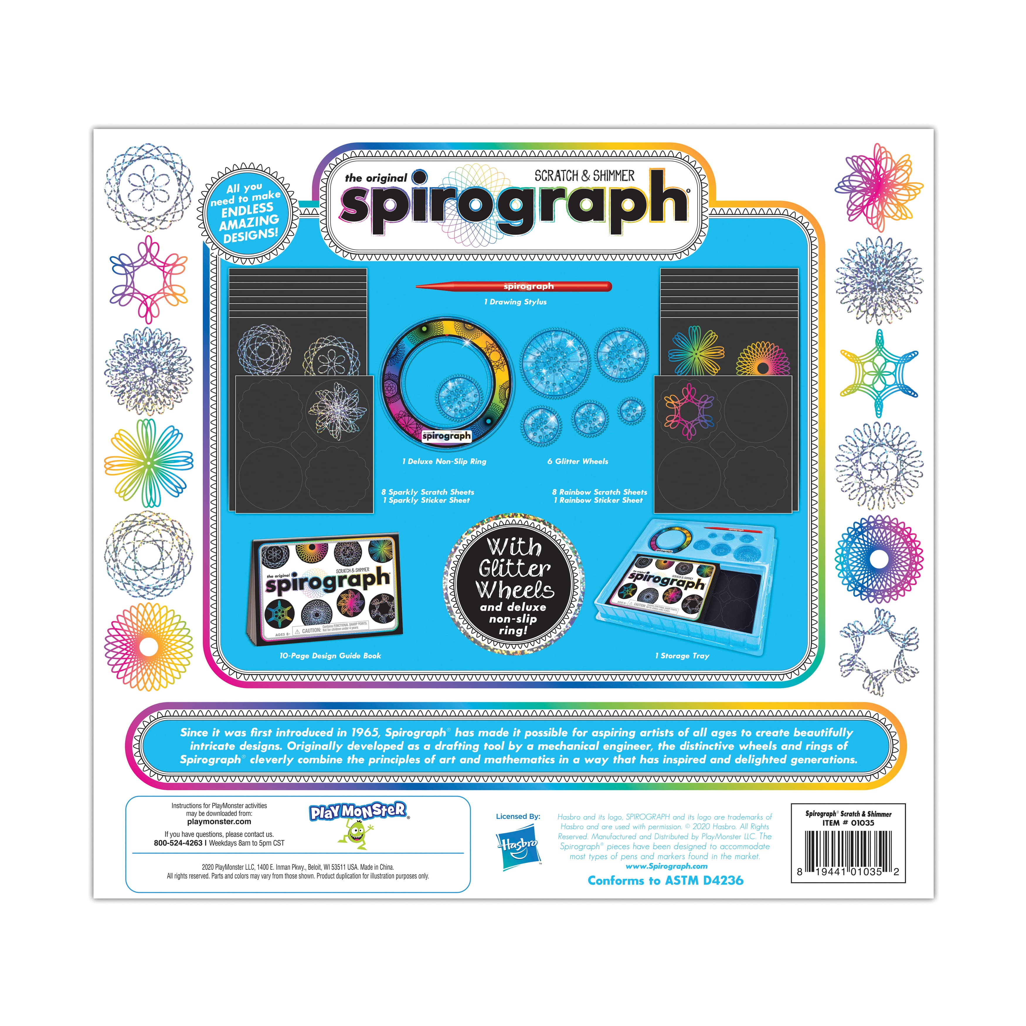 Spirograph Scratch & Shimmer