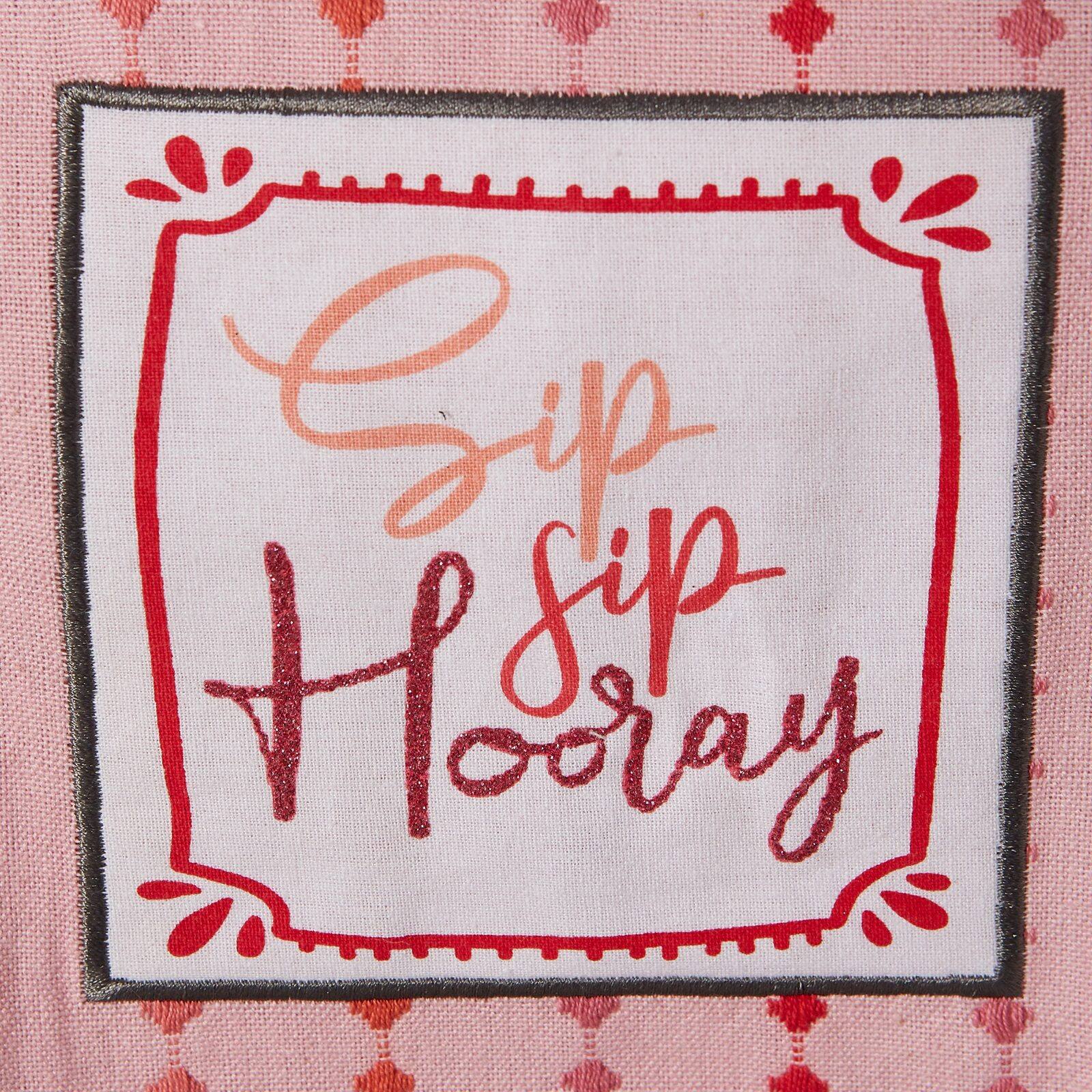 DII® Pop Fizz Sip Embellished Dishtowel Set