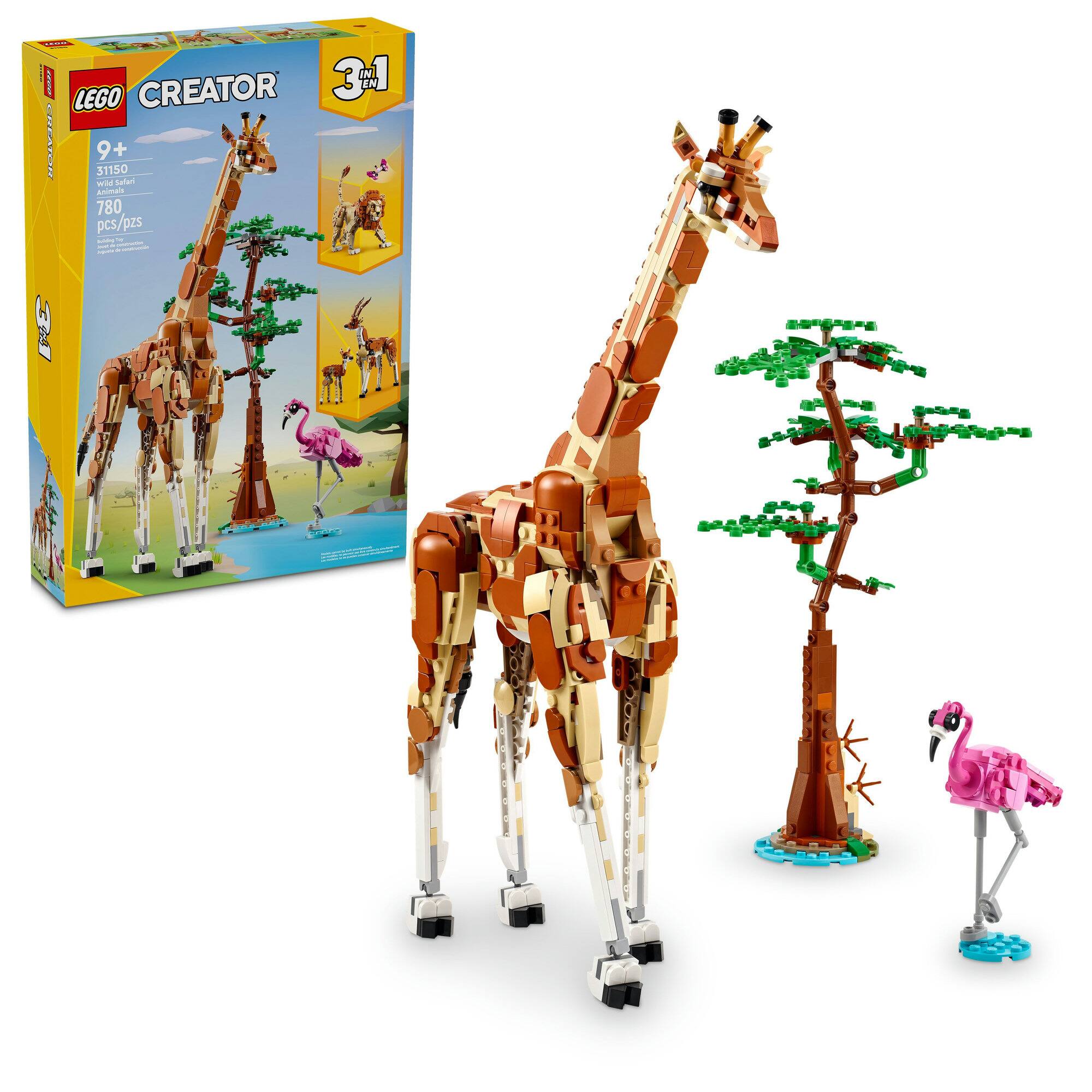 LEGO&#xAE; Creator Wild Safari Animals 3in1 Set 31150
