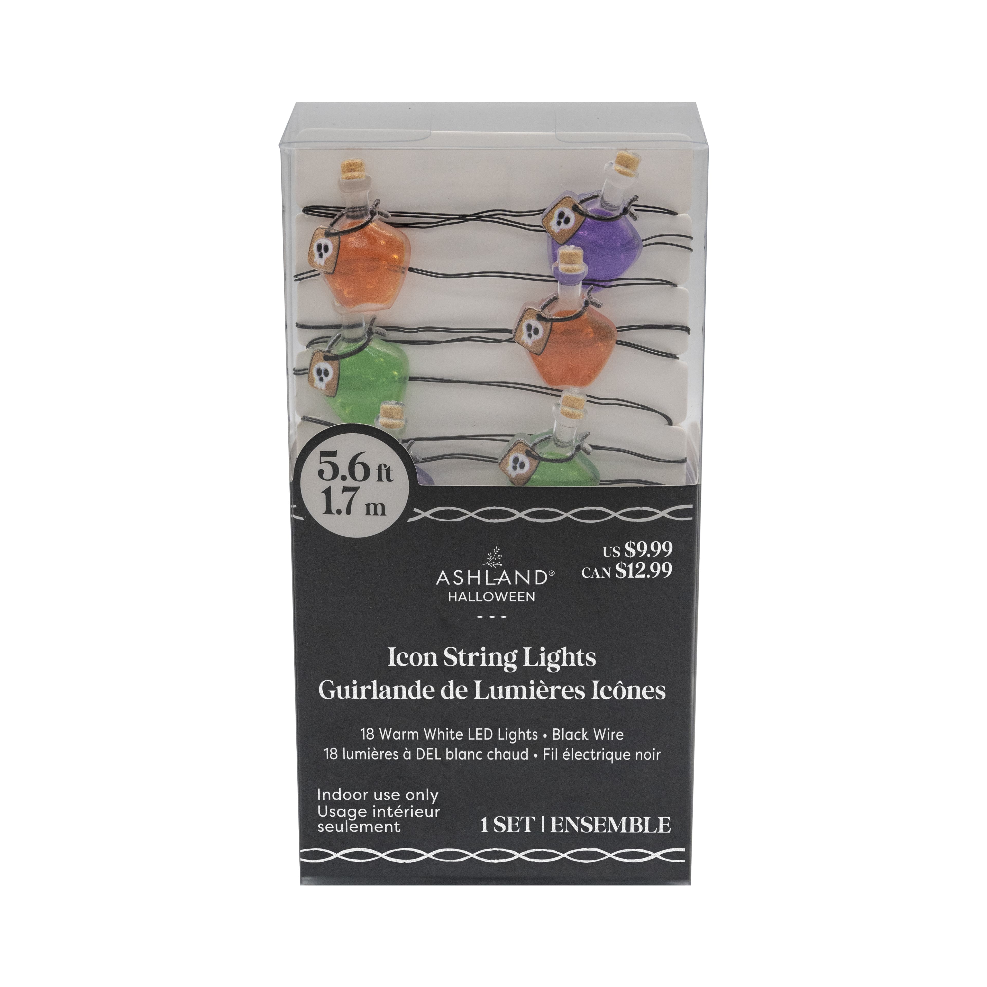 18ct. Poison Flasks Icon LED String Lights by Ashland&#xAE;