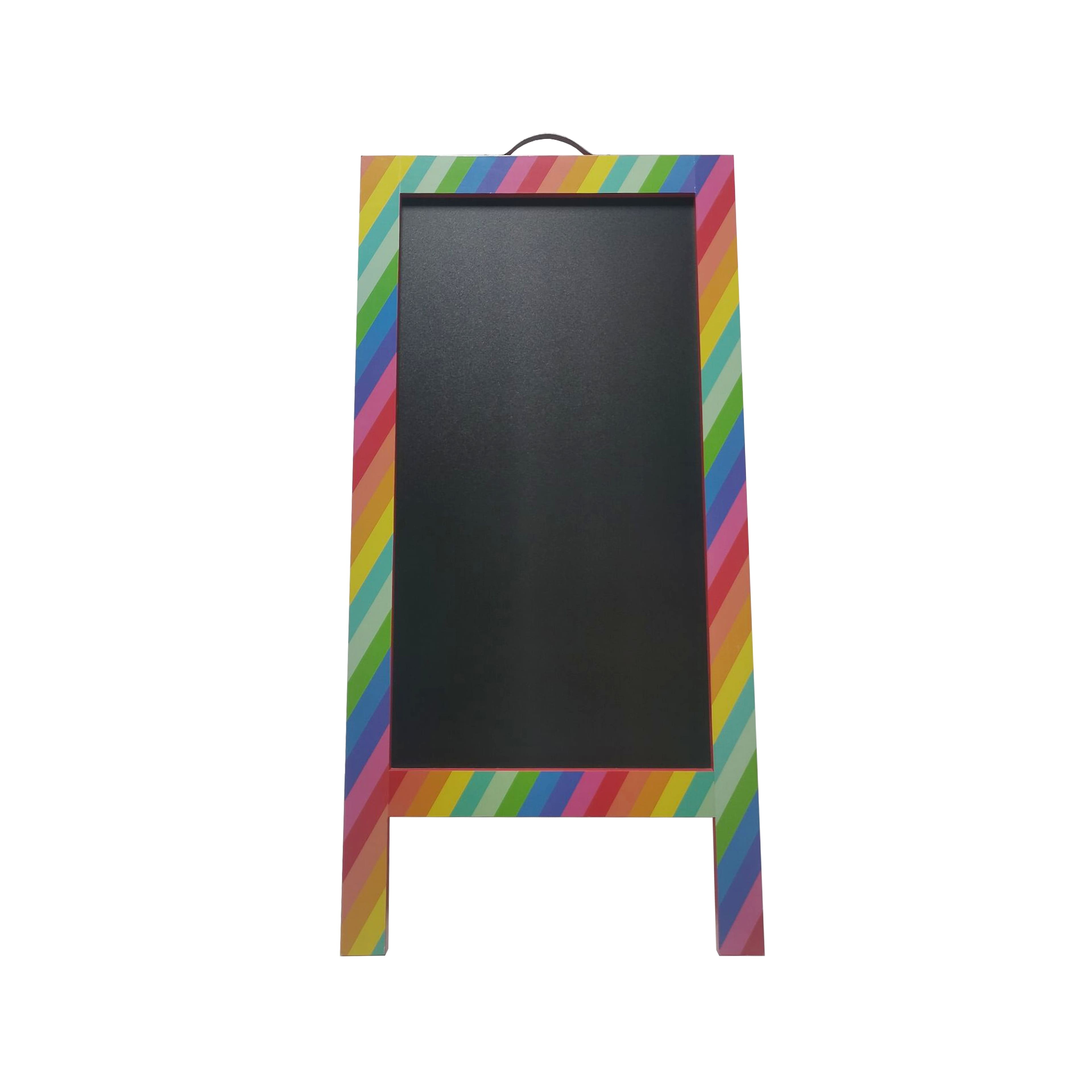 32.5&#x22; Rainbow Tabletop Folding Chalkboard by B2C&#x2122;