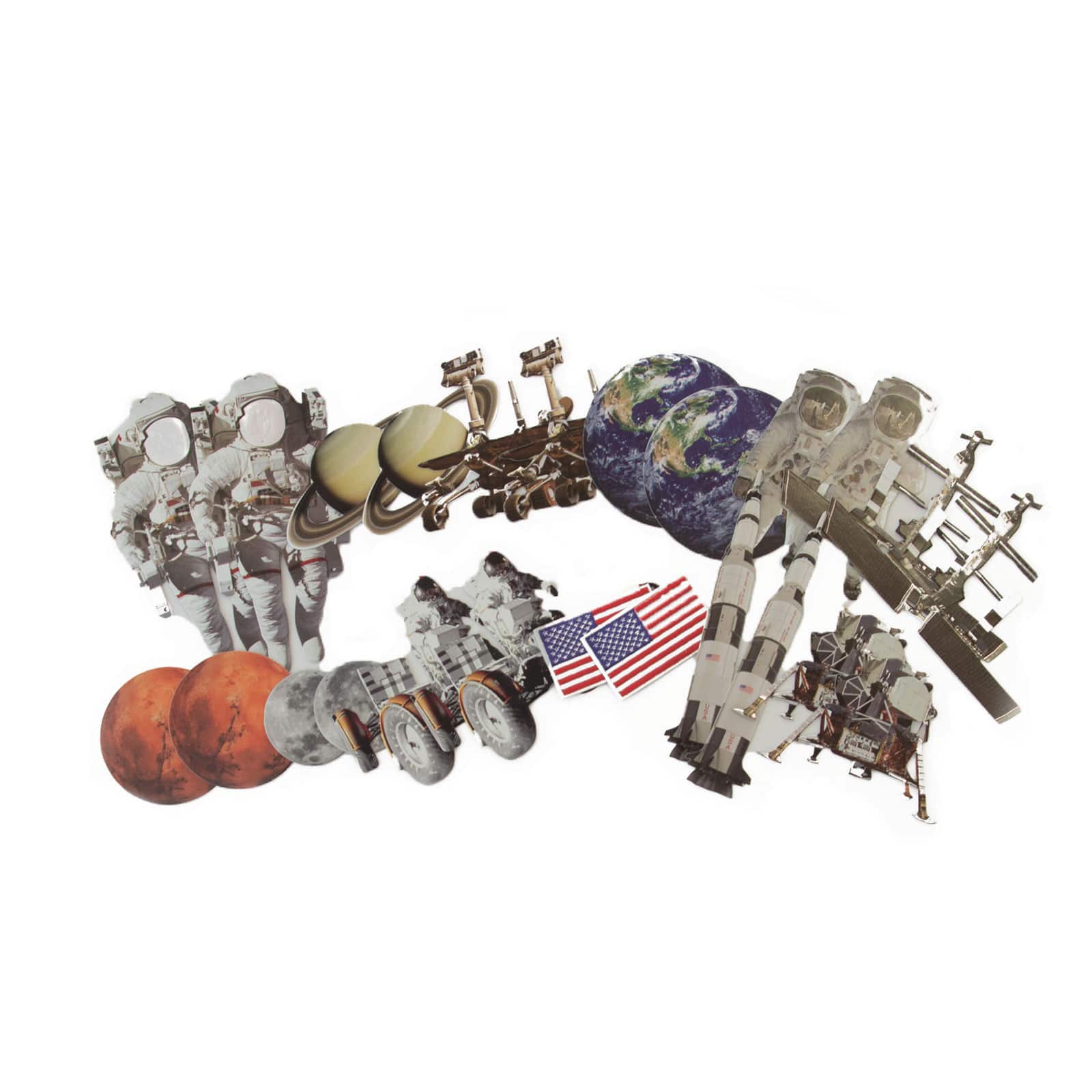 12 Pack: Astronaut Die Cut Stickers by Recollections™