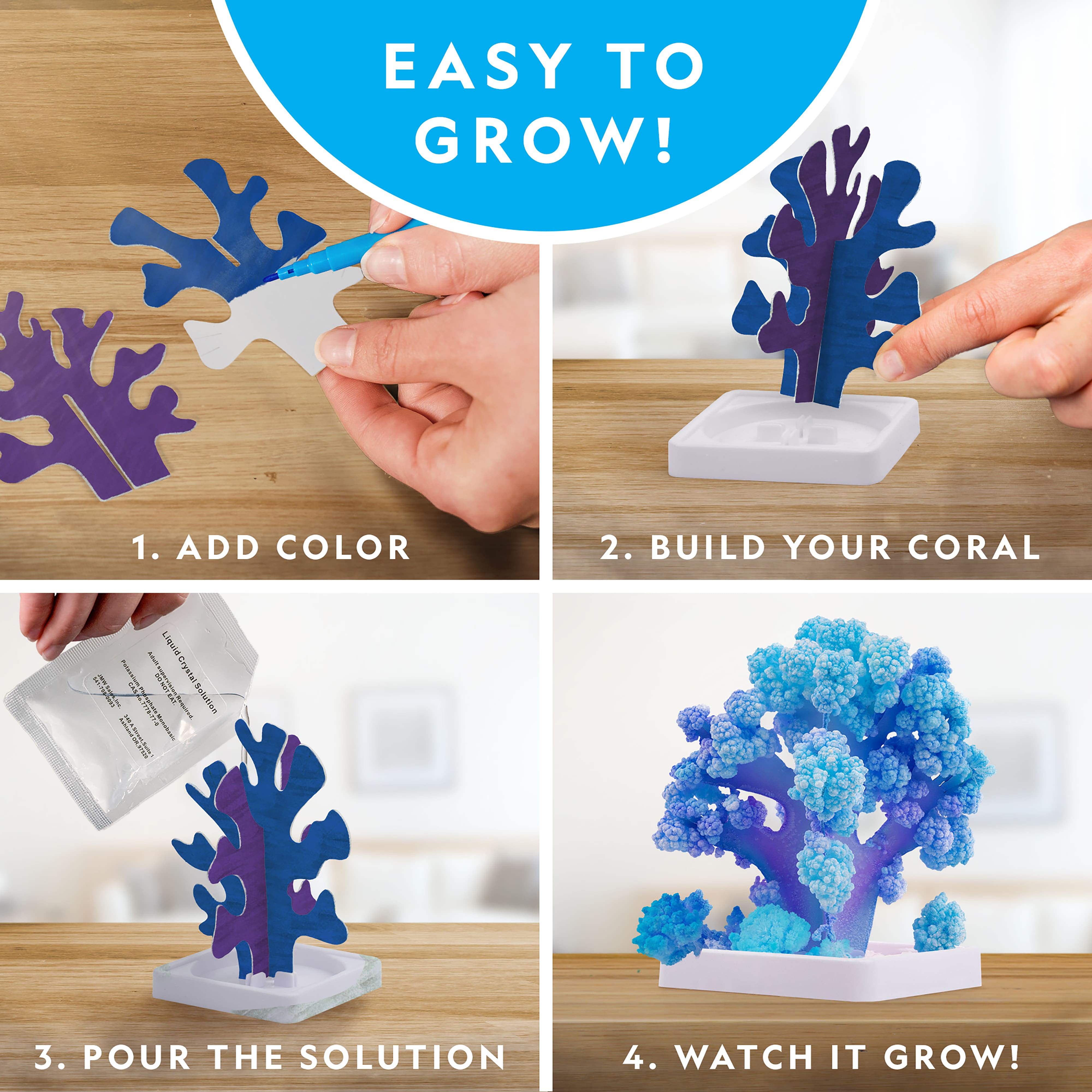 National Geographic&#x2122; Crystal Reef Science Kit
