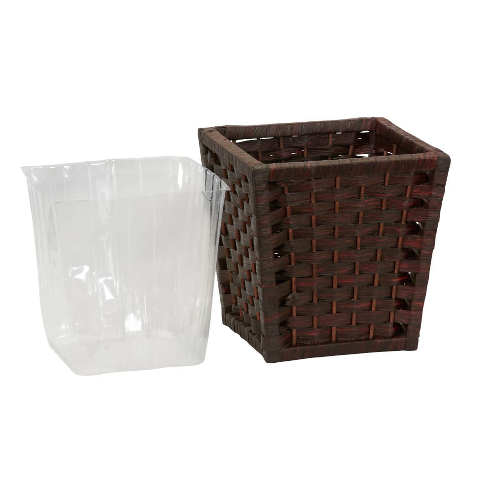 Household Essentials 10&#x22; Woven Square Waste Basket