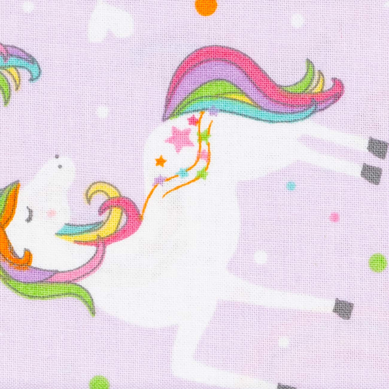 Unicorn Cotton Fabric Squares by Loops & Threads™, Michaels