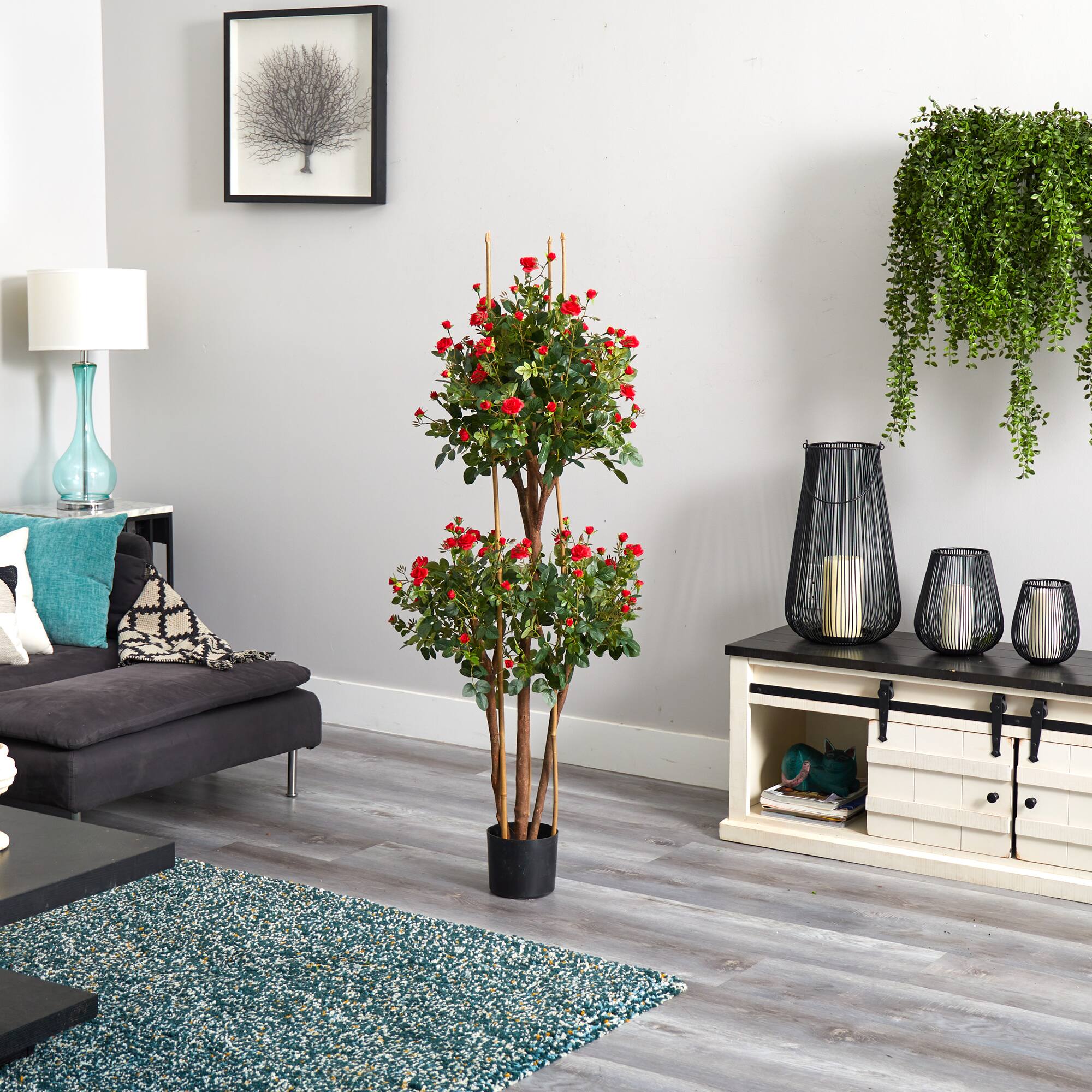 5ft. Potted Mini Rose Tree