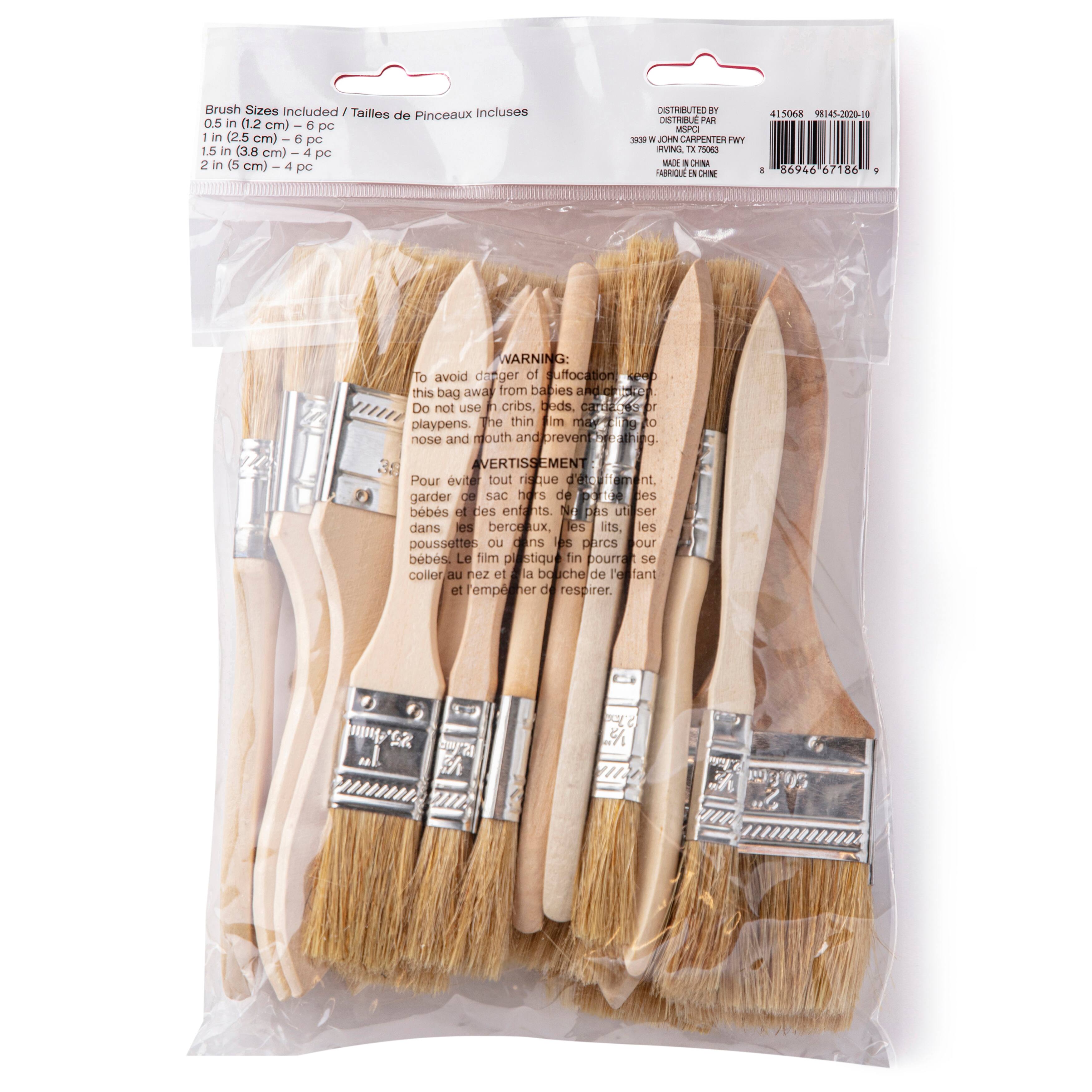 6 Pack: Chip Brush 20 Piece Value Pack by Craft Smart&#xAE;