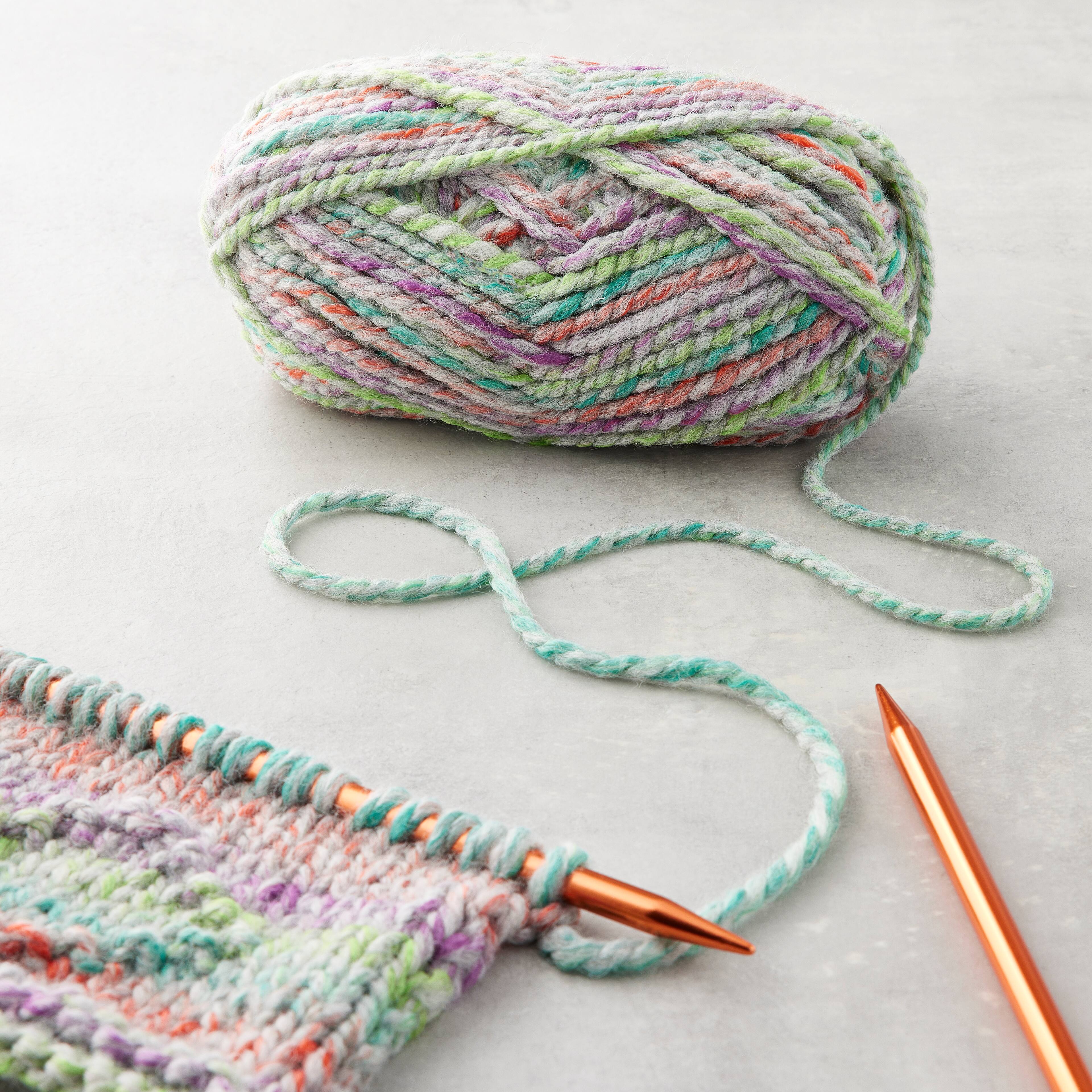 15 Pack: Lion Brand® Wool-Ease® Thick & Quick® Variegated Yarn