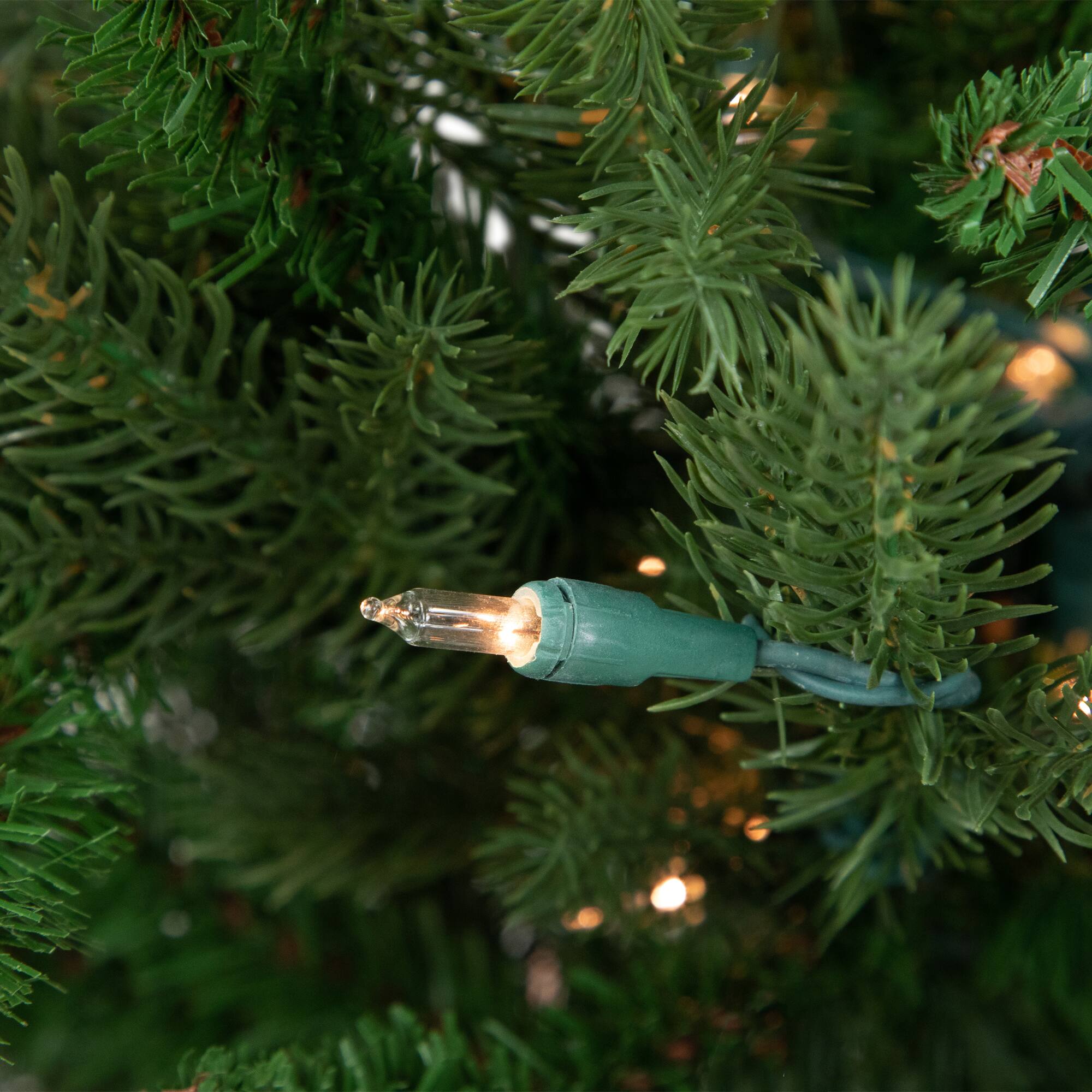 4ft. Pre-Lit Potted Real Touch&#x2122; Grande Spruce Artificial Christmas Tree, Clear Lights