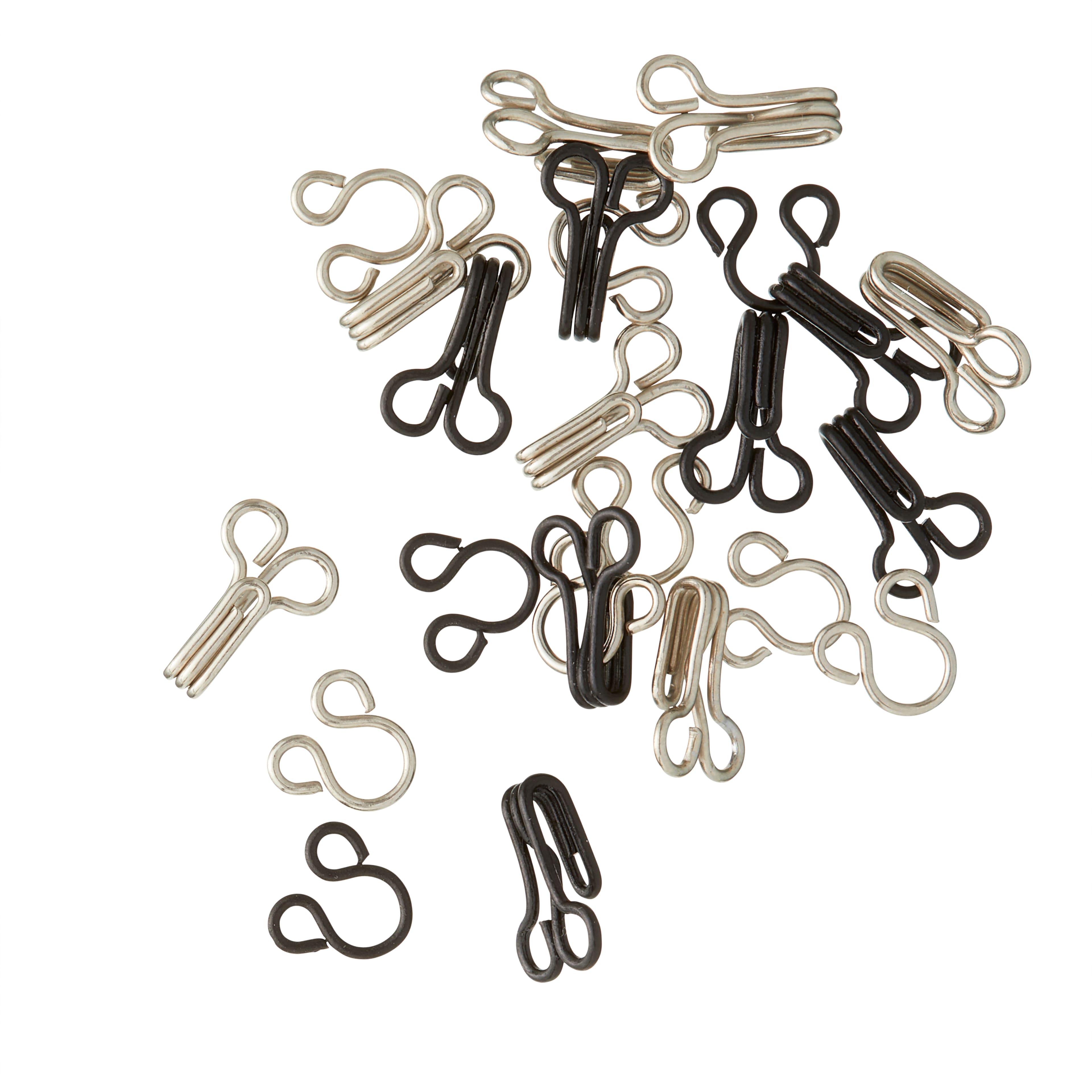 Loops & Threads Hooks & Eyes in Silver | 3 | Michaels