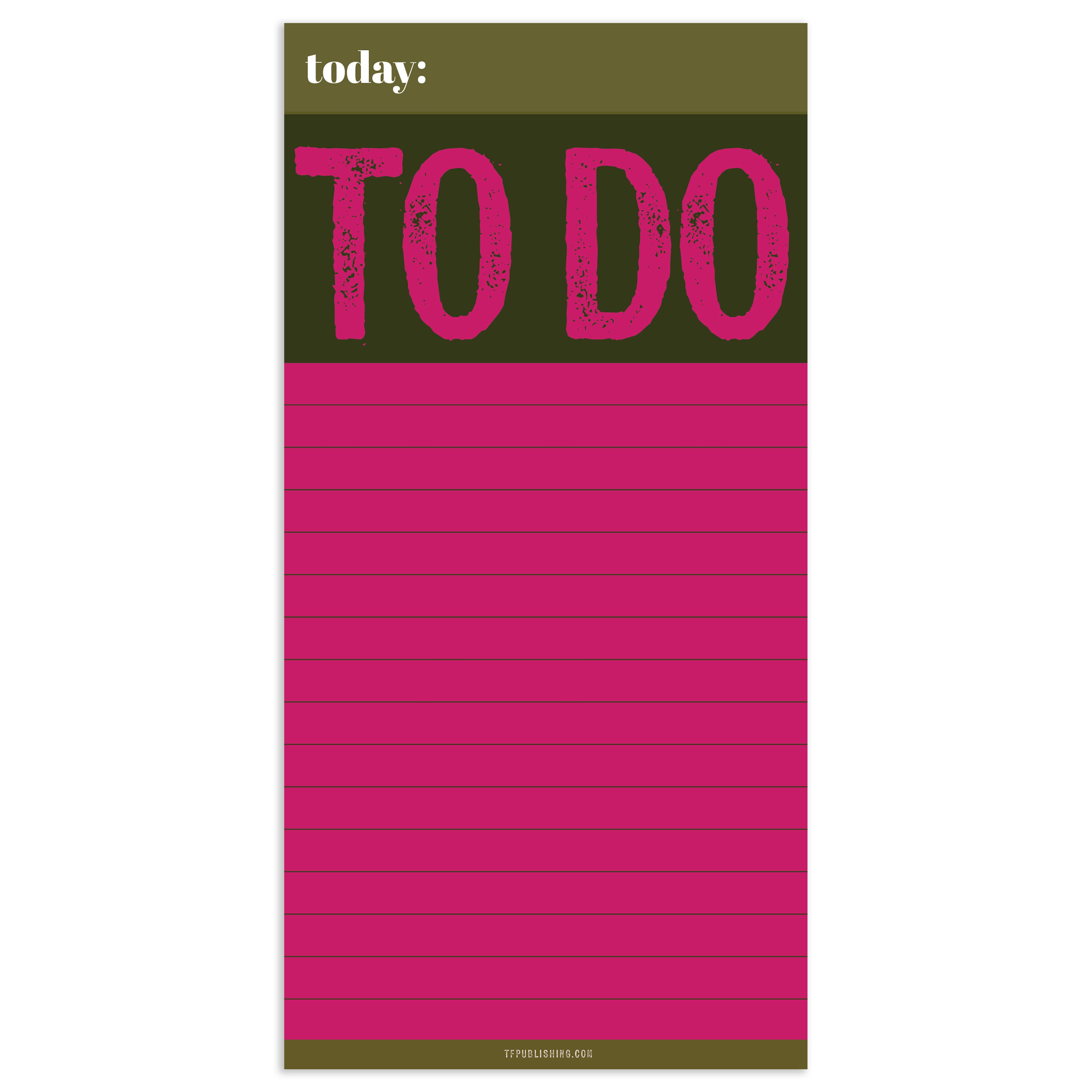TF Publishing Pink Big To Do Memo Magnet Pad
