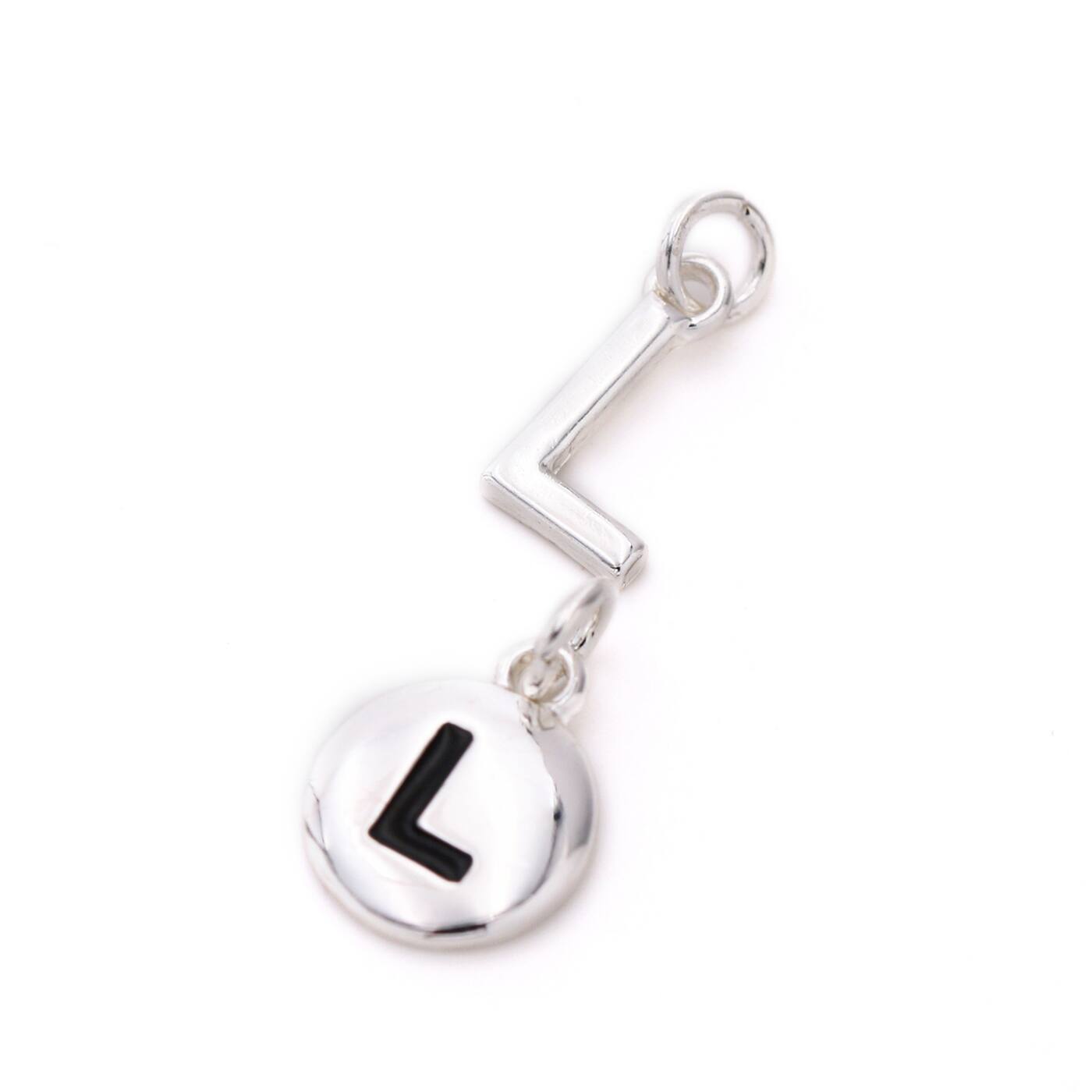 Charmalong&#x2122; Silver Plated Letter Charms by Bead Landing&#x2122;