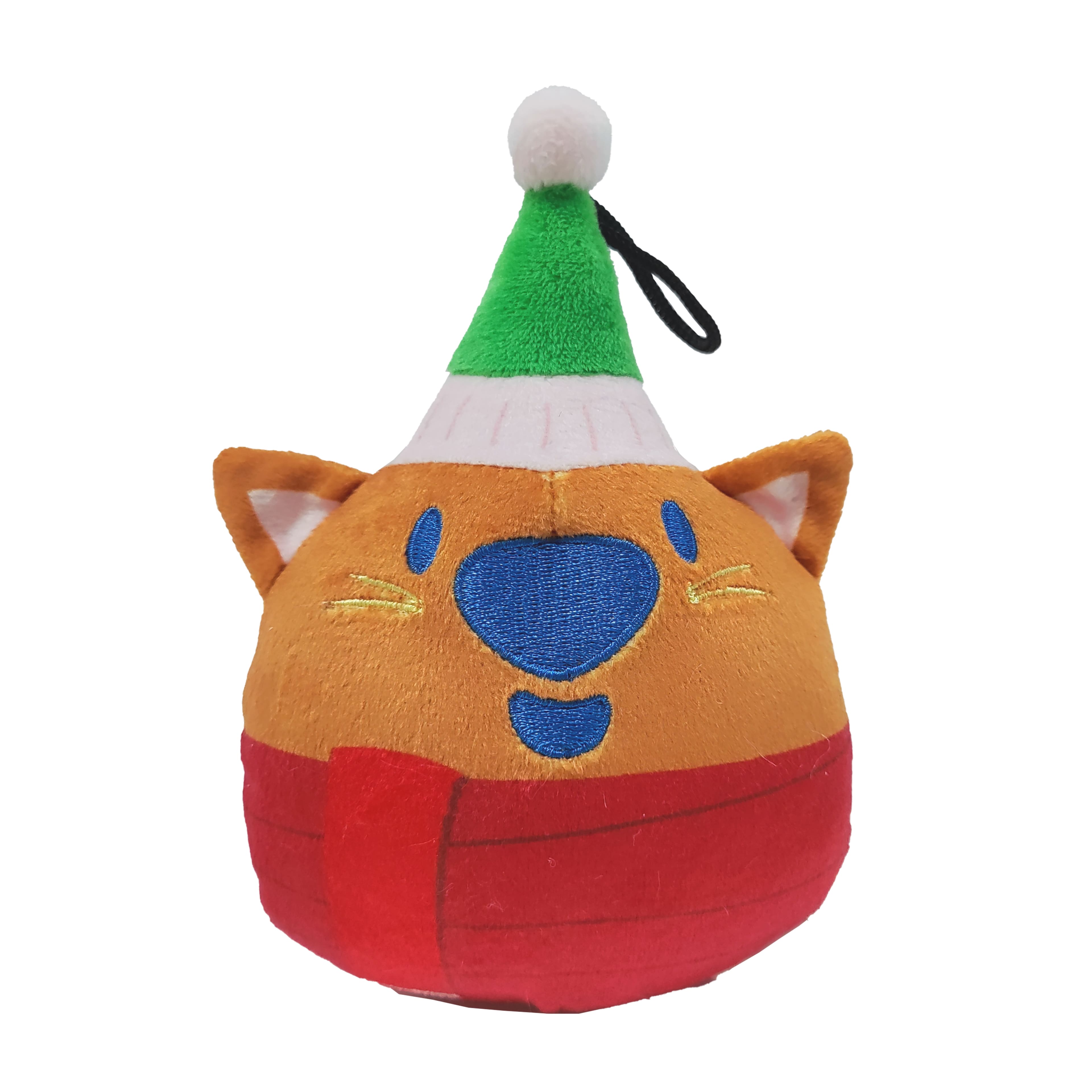 3.5" Festive Fox Ornament Plush by Creatology™