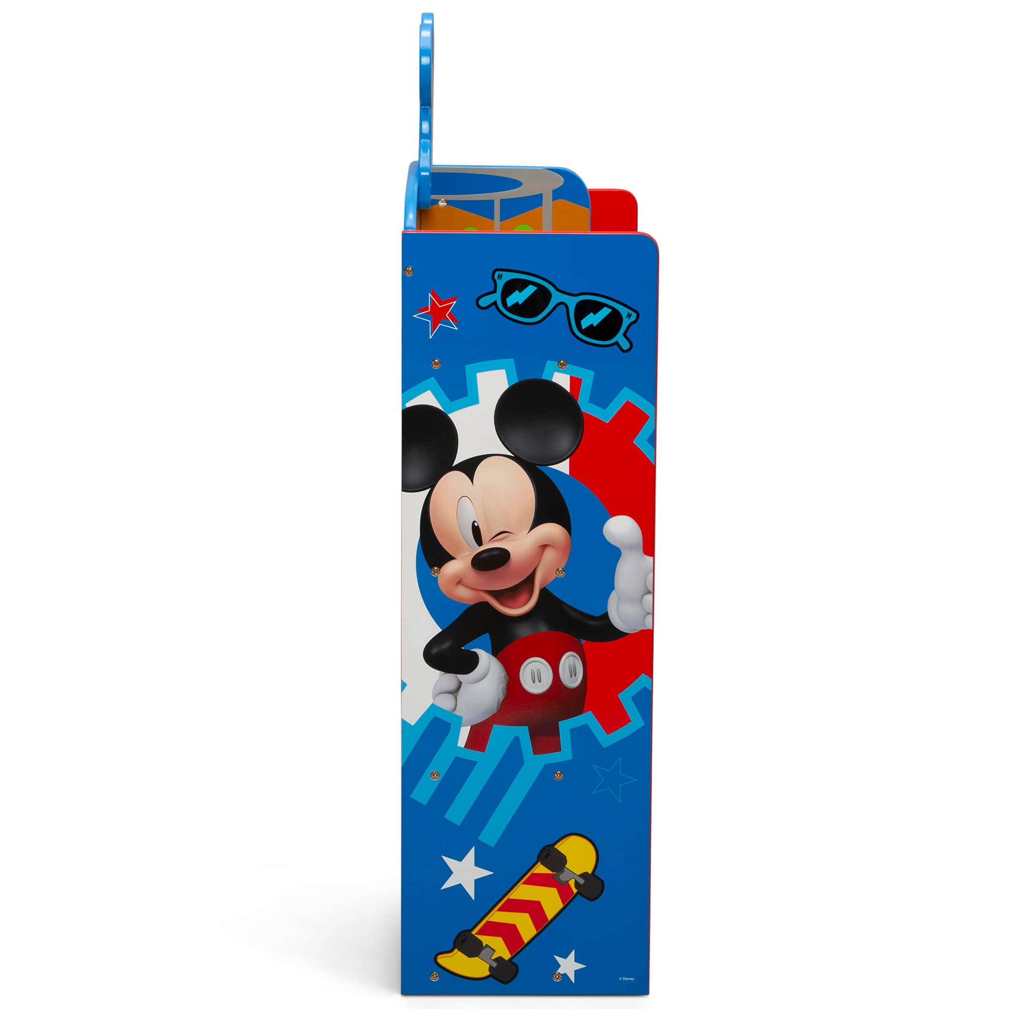 Disney&#xAE; Mickey Mouse Wooden Playhouse 4-Shelf Bookcase 