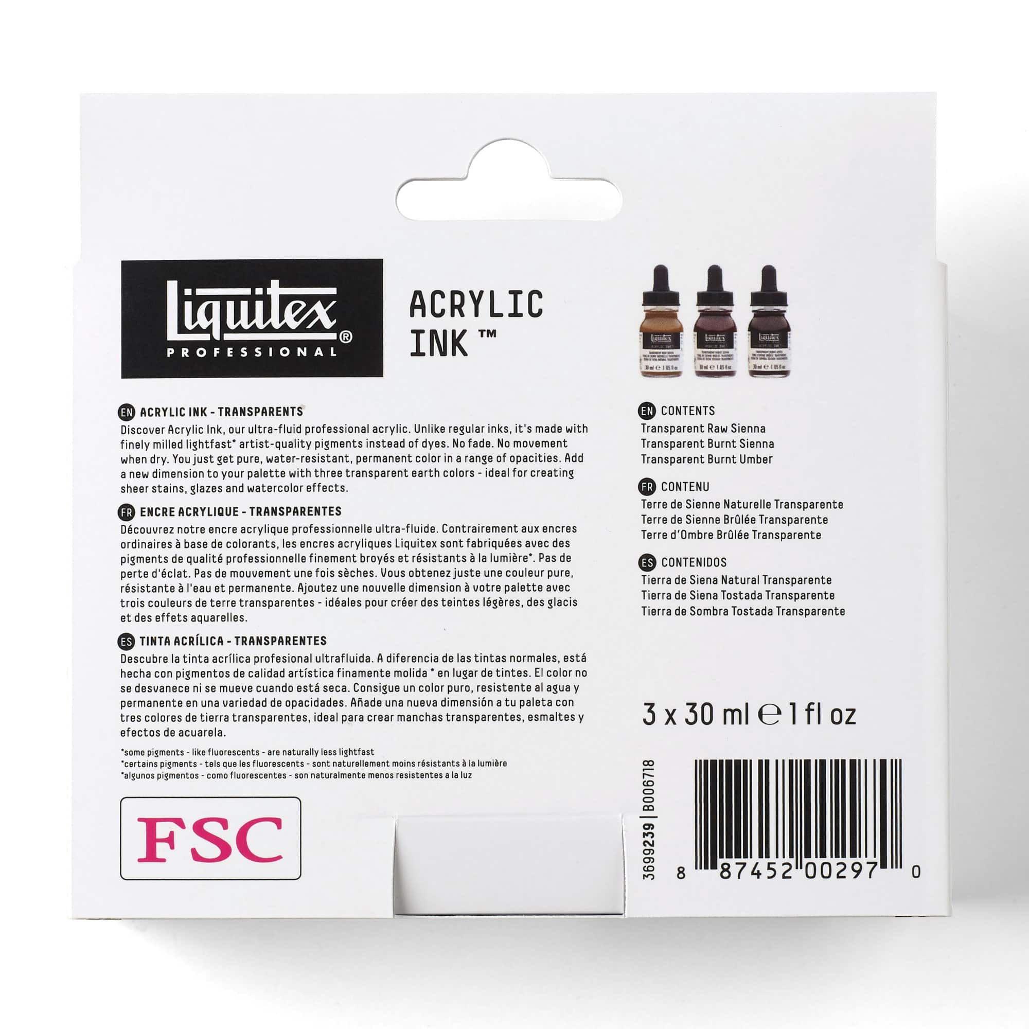 Liquitex&#xAE; Professional Ink! Transparent Set
