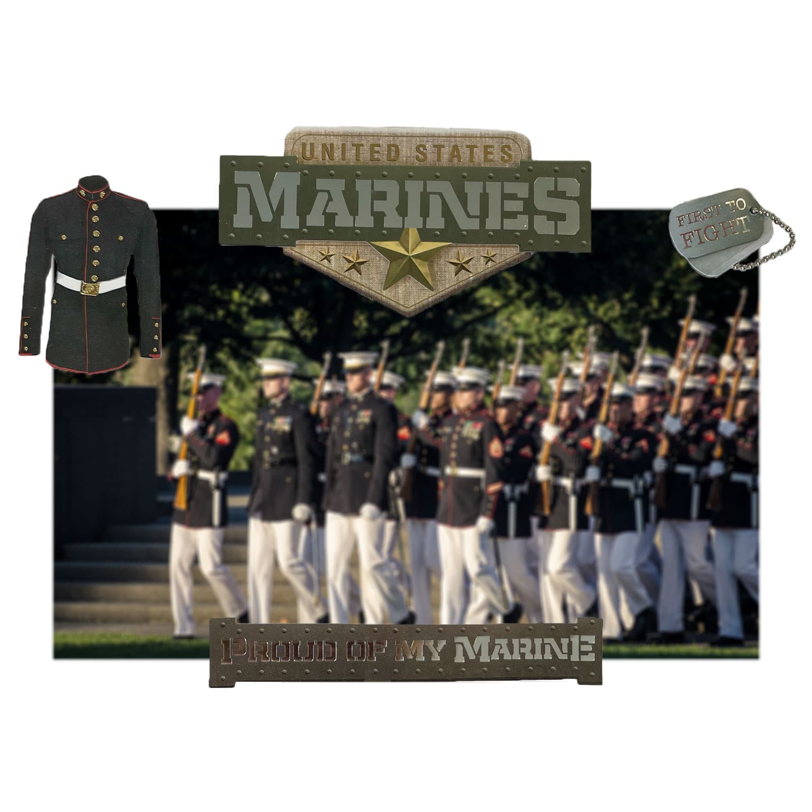 Marine Corps Dimensional Stickers by Recollections&#x2122;