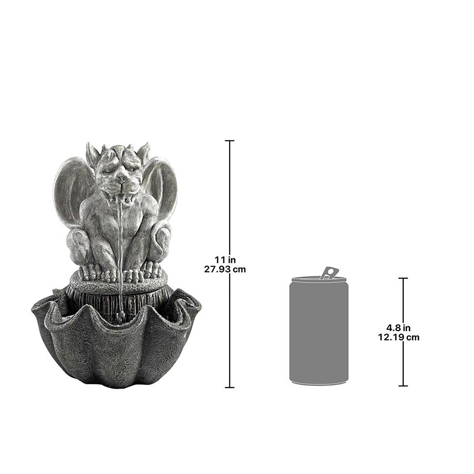 Design Toscano Cedric the Squirt Gothic Gargoyle Fountain