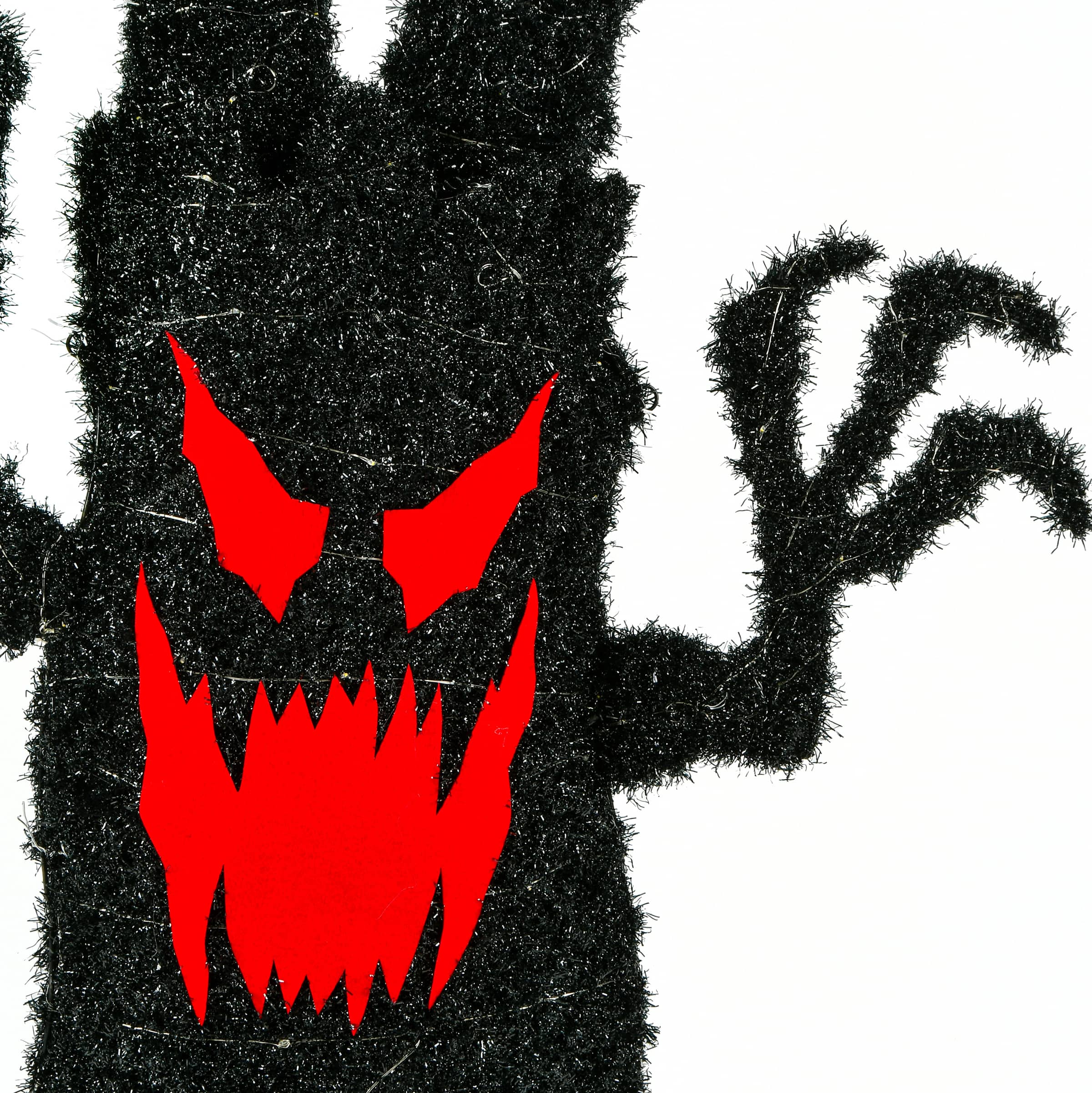 48'' Pre-Lit Frightening Face Halloween Tree