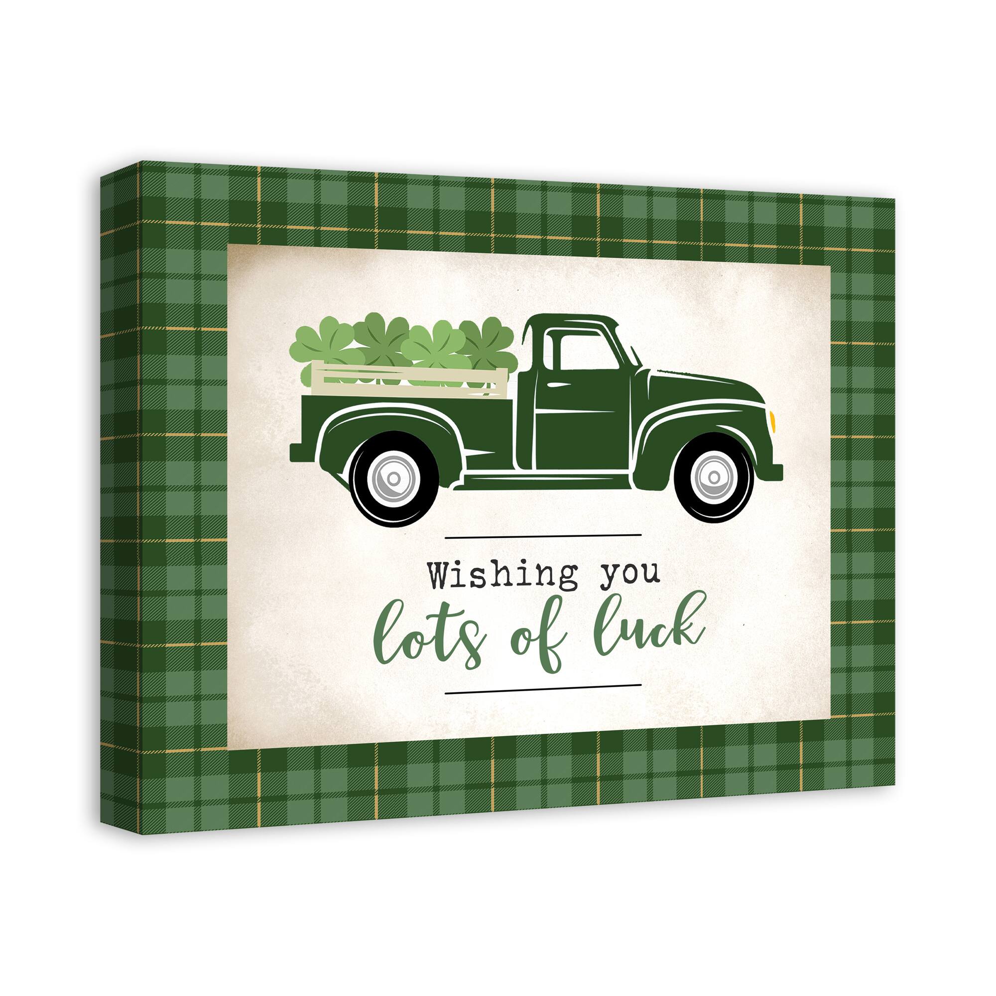 Lucky Truck 16&#x22; x 20&#x22; Canvas Wall Art