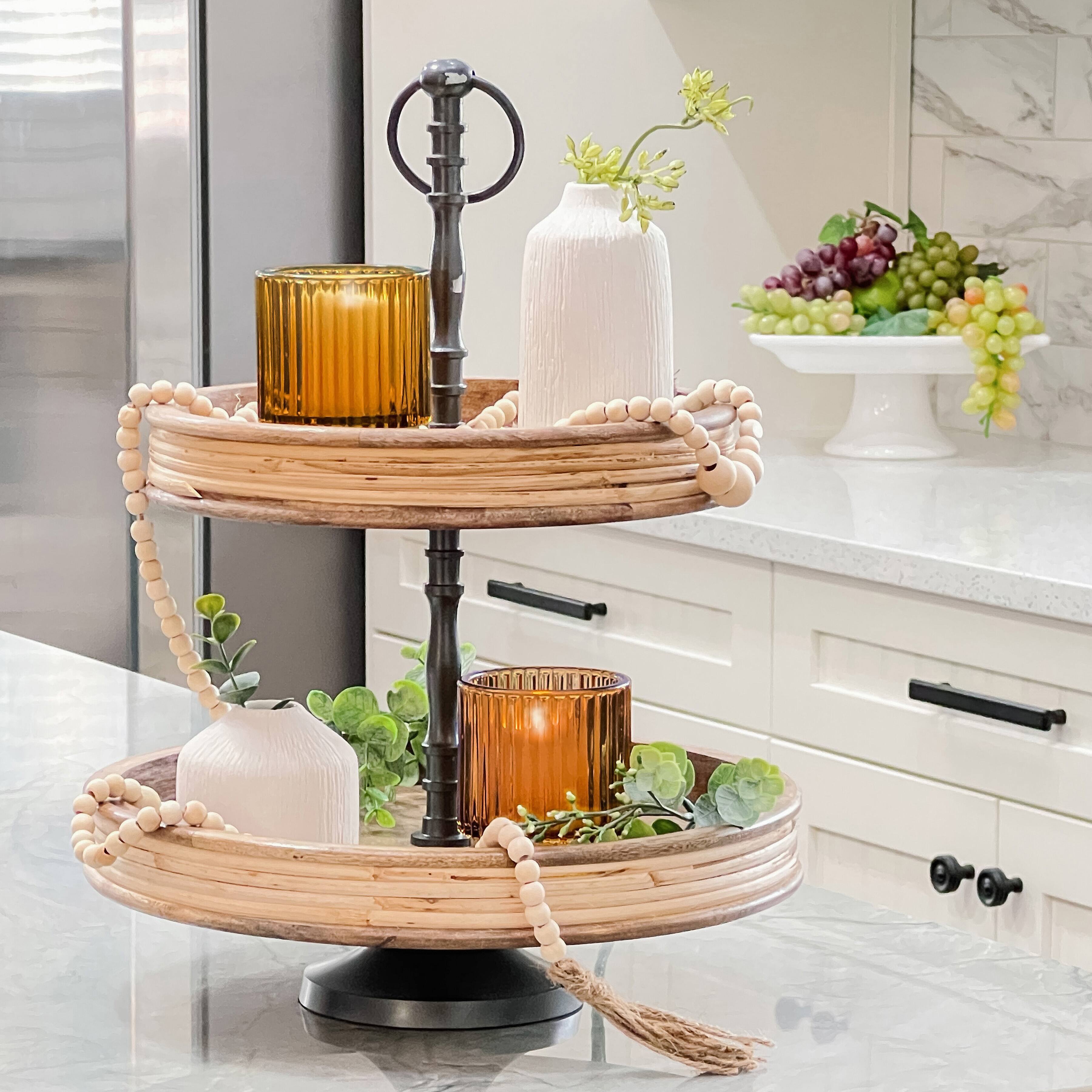 Kate Aspen&#xAE; Ribbed Glass Votive Candle Holder Set