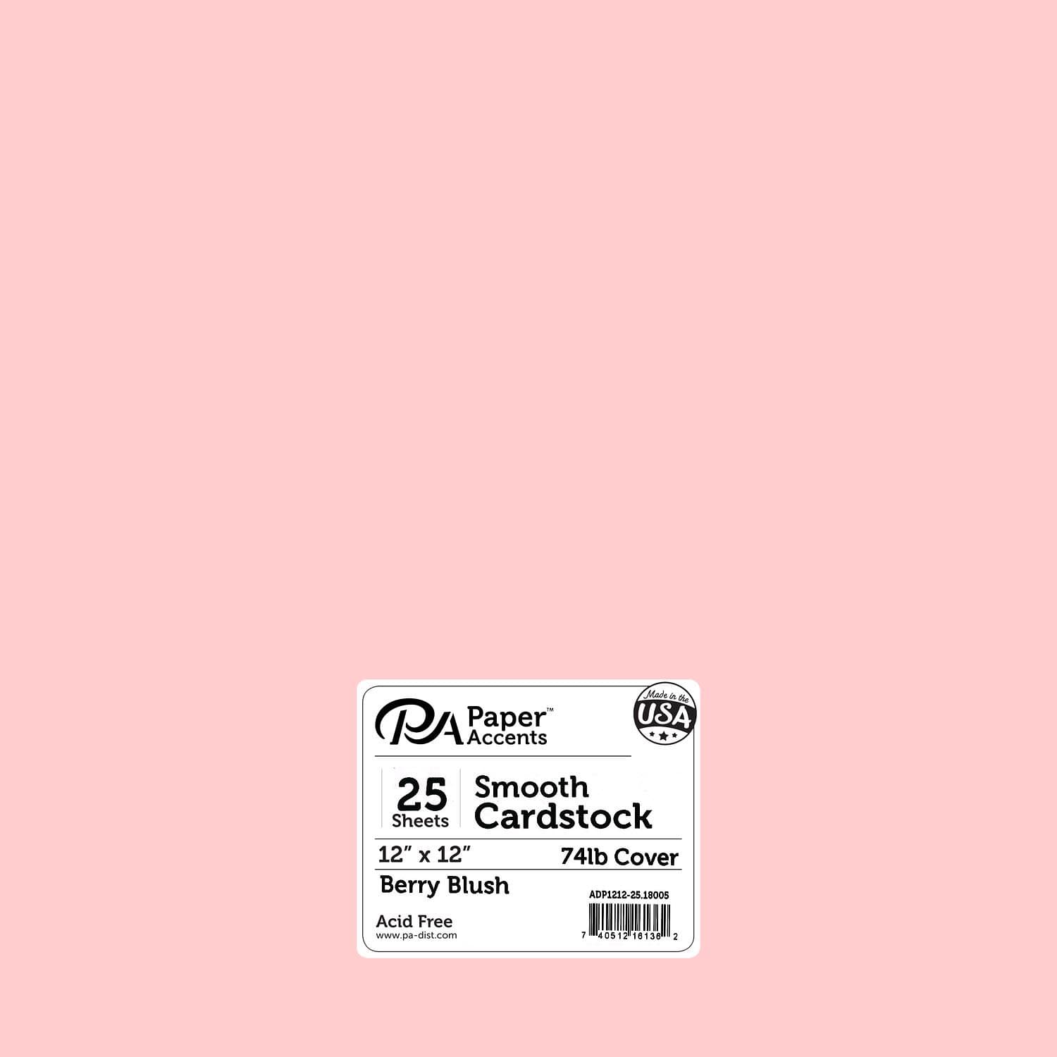PA Paper™ Accents 12 x 12 Smooth Cardstock Paper, 25 Sheets