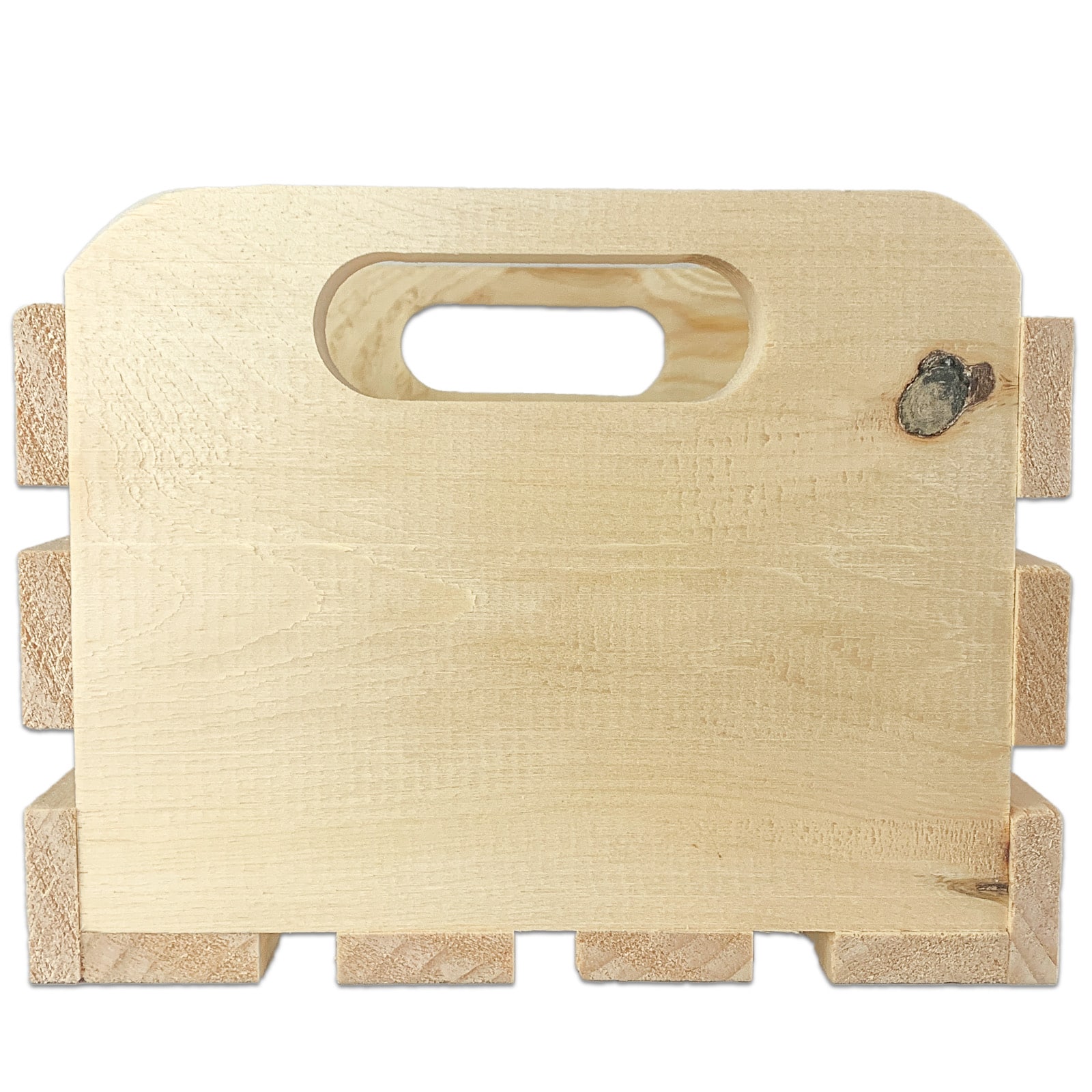 Wilson&#xAE; Enterprises 8&#x22; x 7&#x22; x 5.5&#x22; Pine Handle Crates, 2ct.