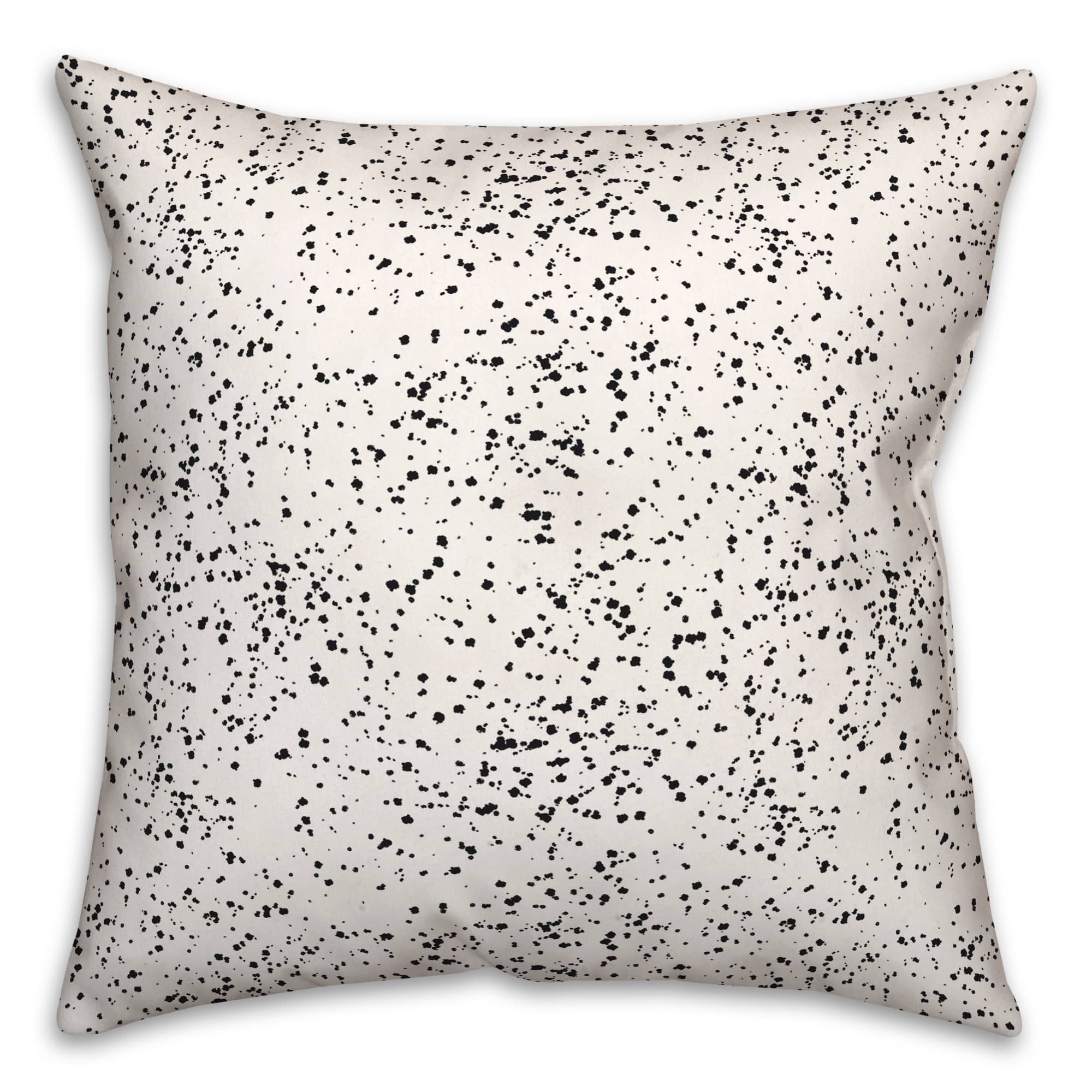 Monochromatic Speck Pattern 18" x 18" Throw Pillow