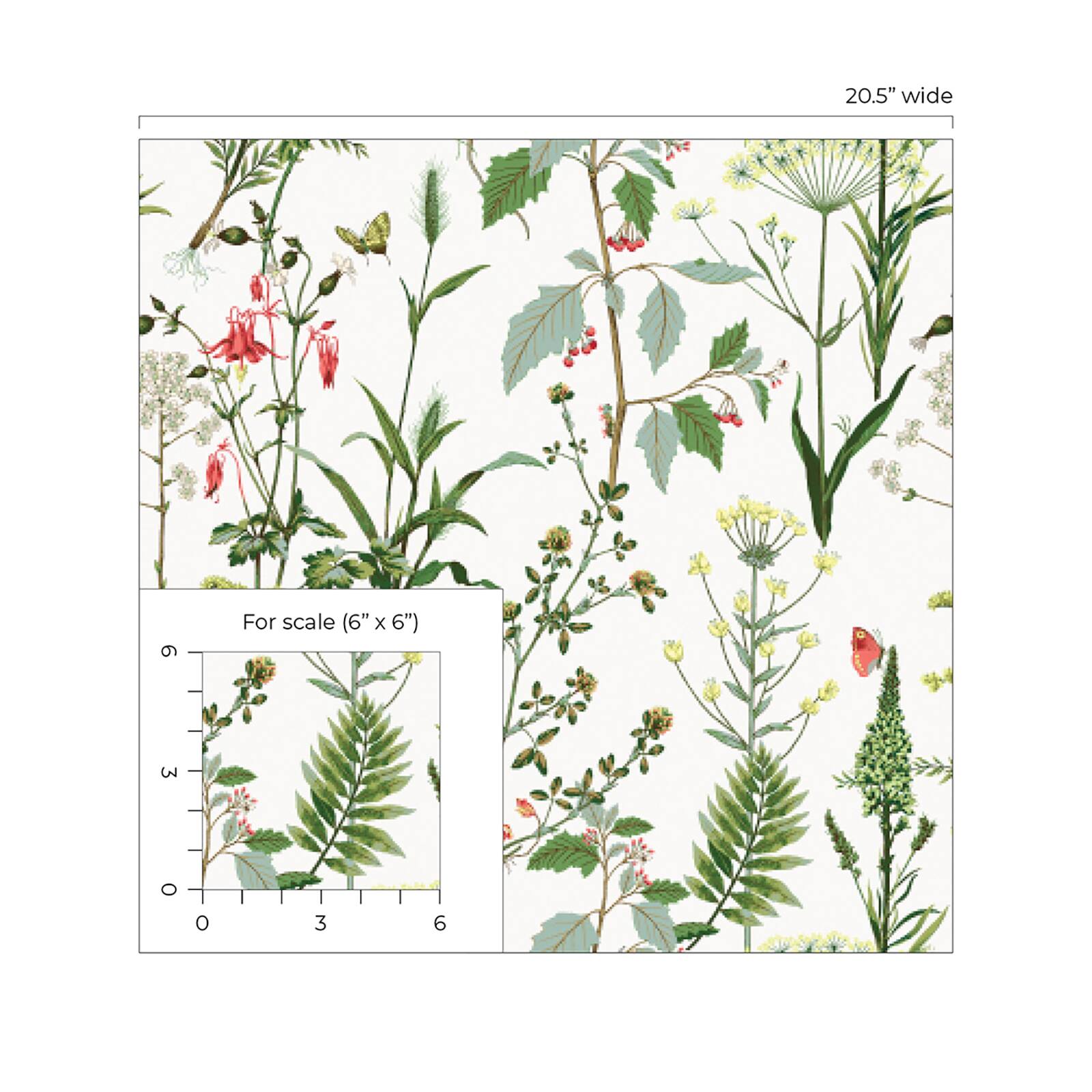 Surface Style Berkshire Meadow Floral Peel & Stick Wallpaper