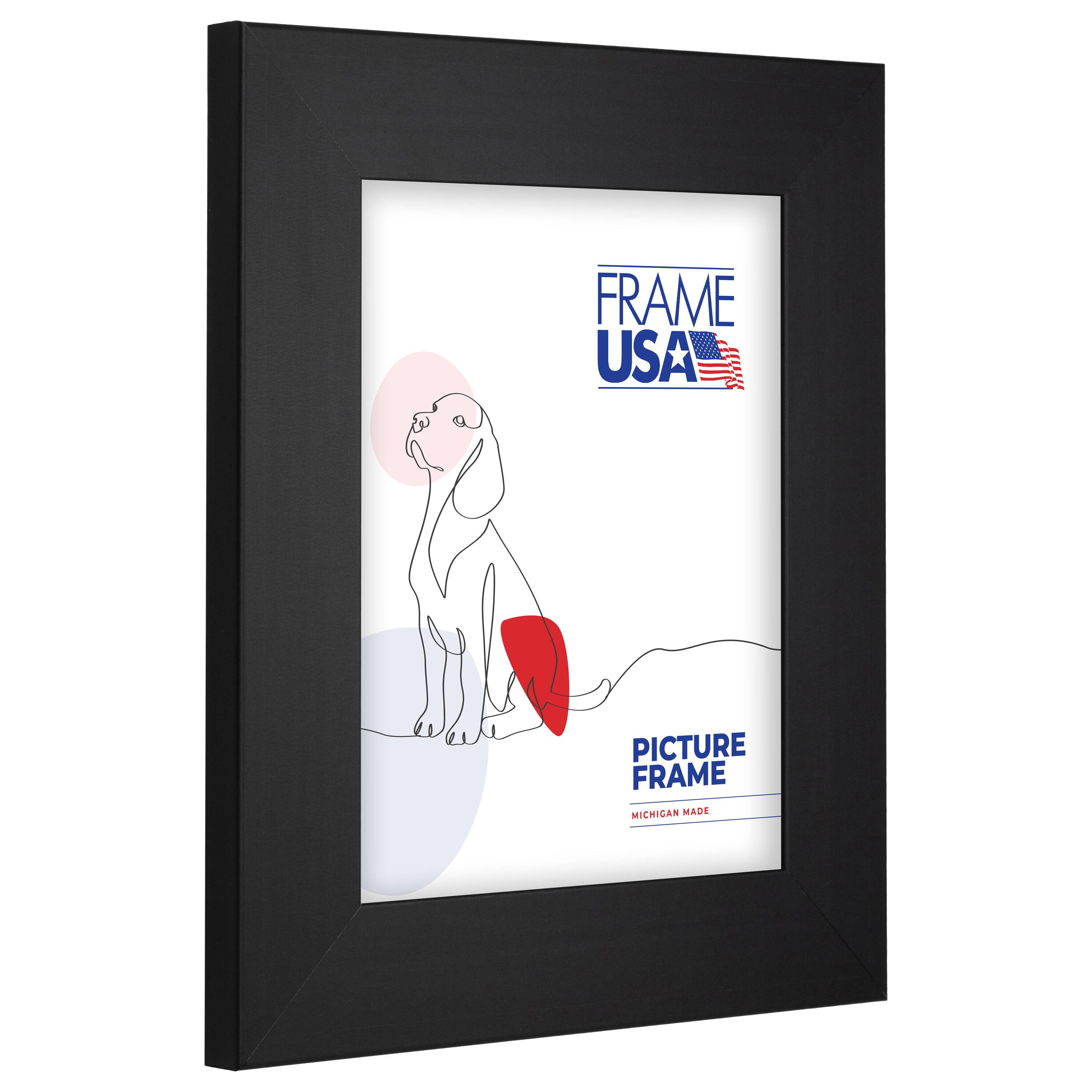 Frame USA Colori Large Black Single Image Picture Frame