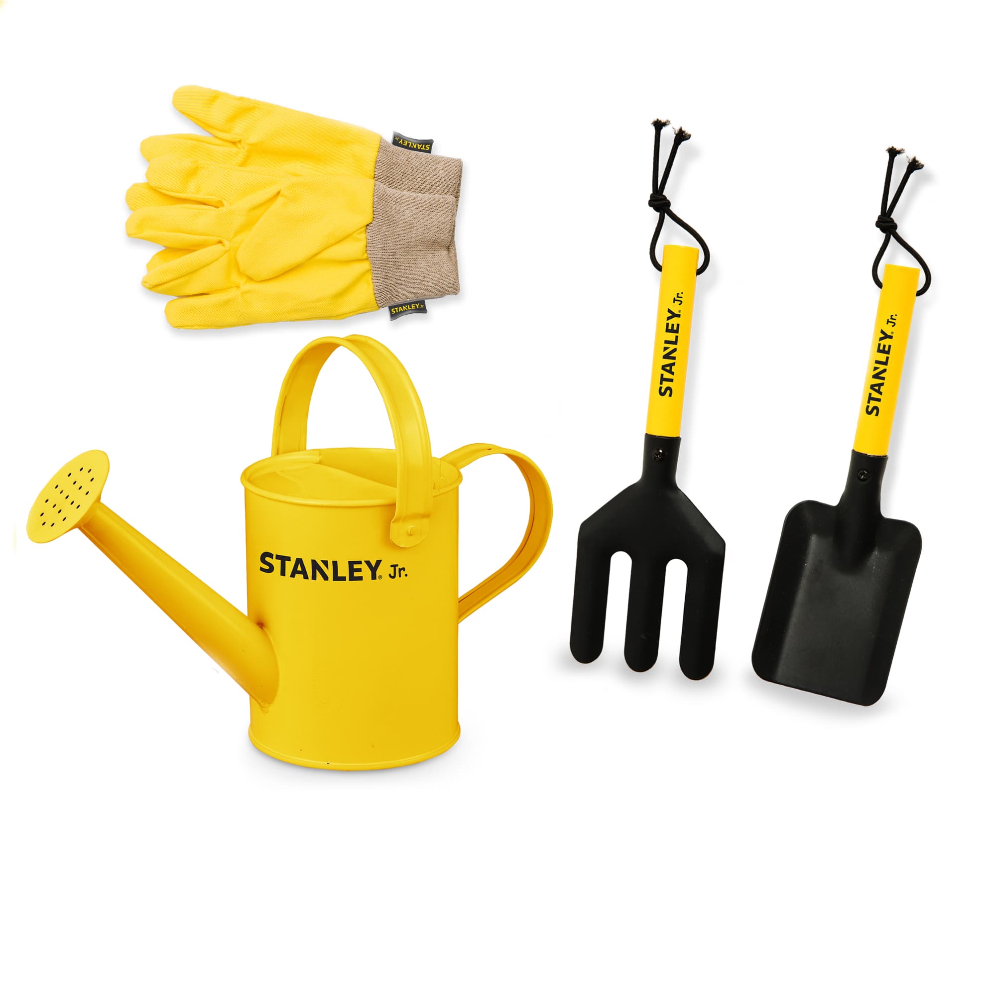  Red Tool Box USA Stanley Jr - 4-Piece Garden Hand Tool Set with  Gloves for Kids : Toys & Games