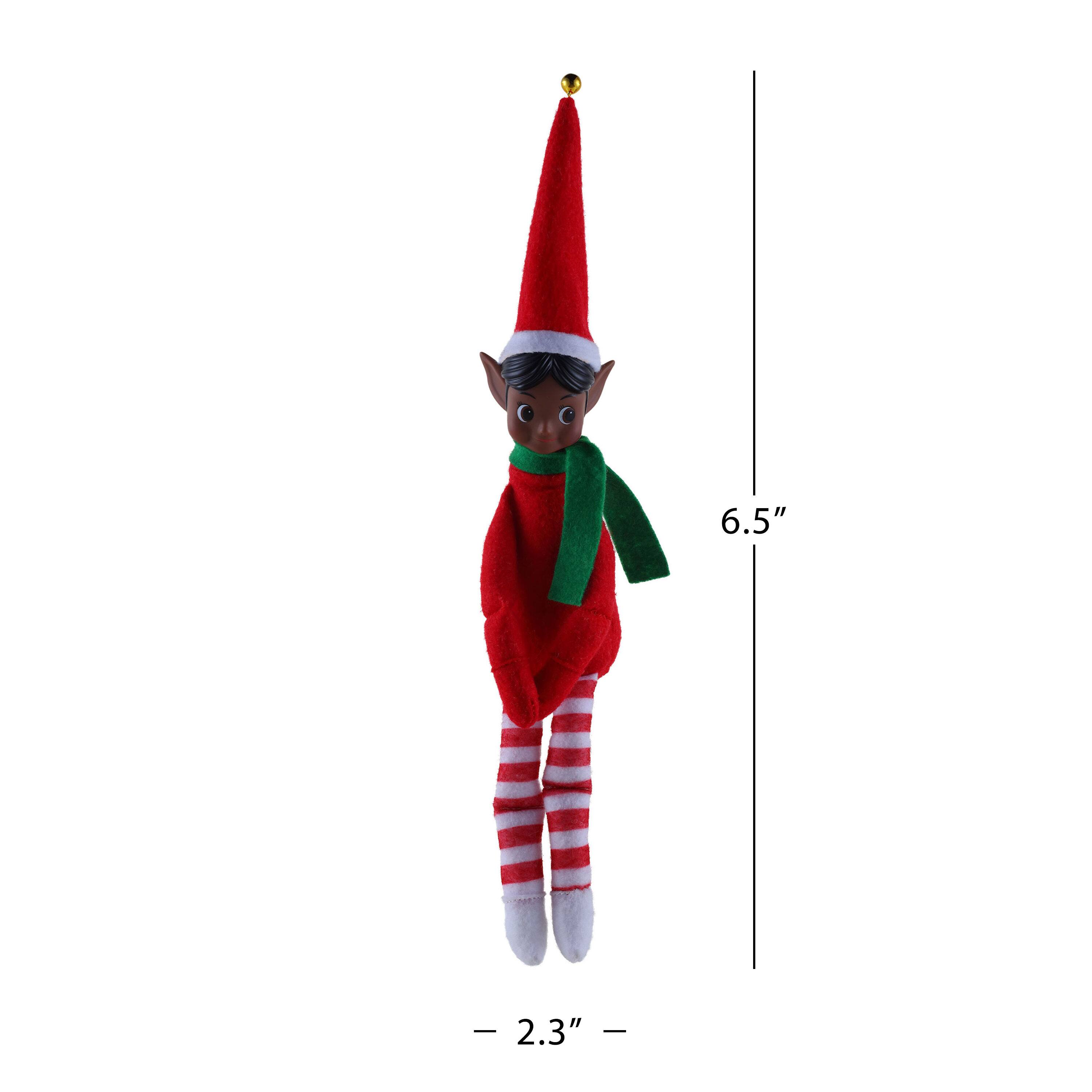3ct. Vintage Knee Hugging Elf Ornaments